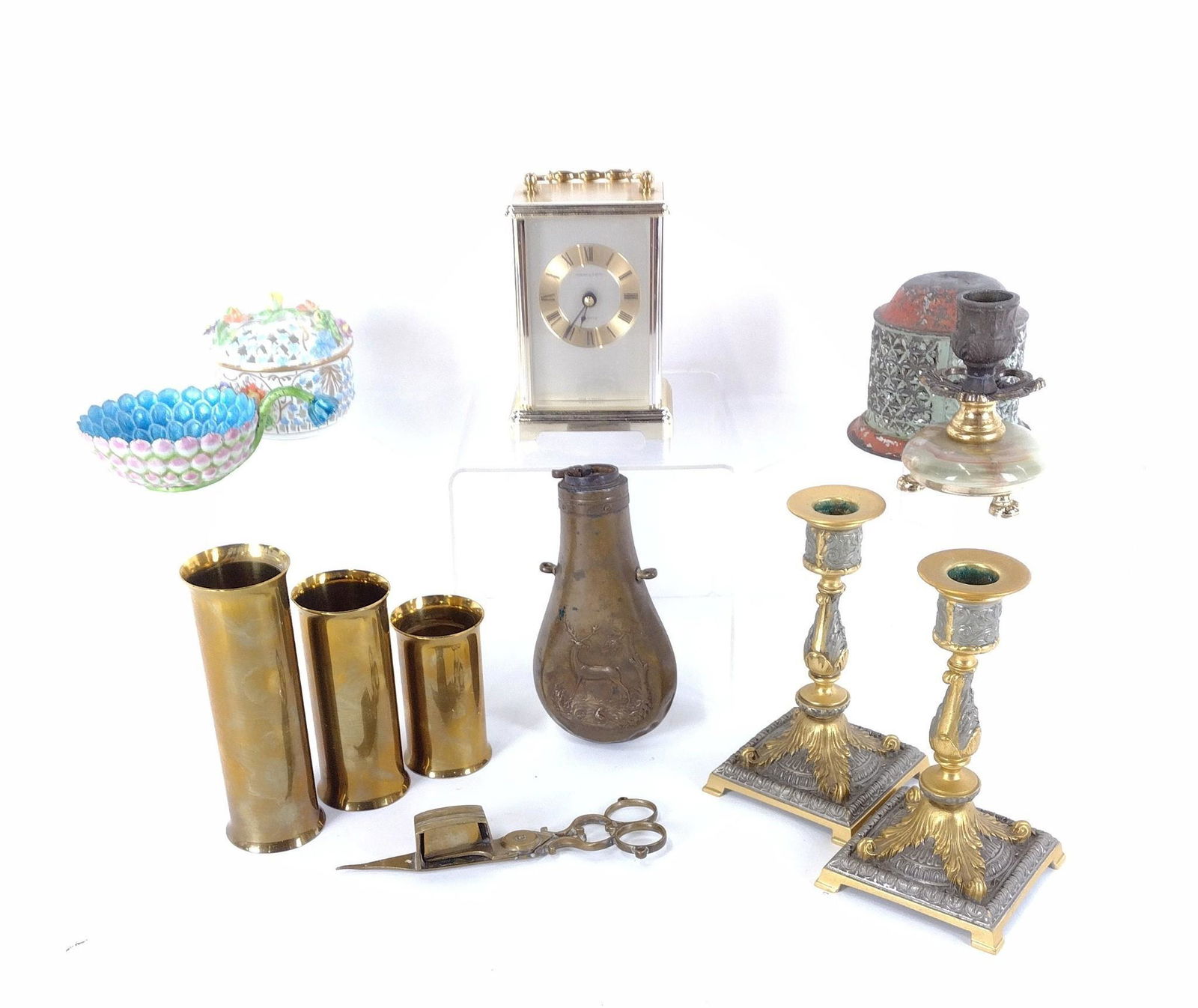 11 Pcs Household Articles incl Scanmalay Brass Vases (1 of 7)