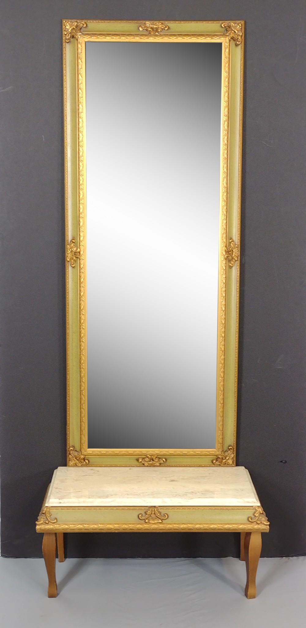 Pier Mirror With Marble Top Base (1 of 6)