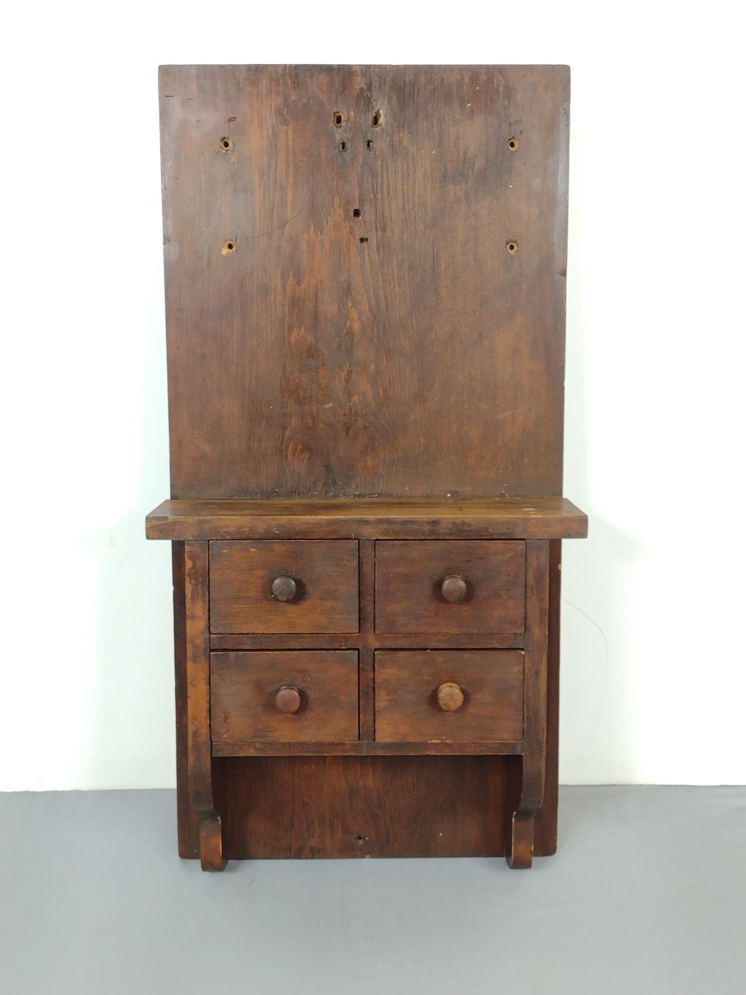 Four Drawer Wall Shelf (1 of 4)