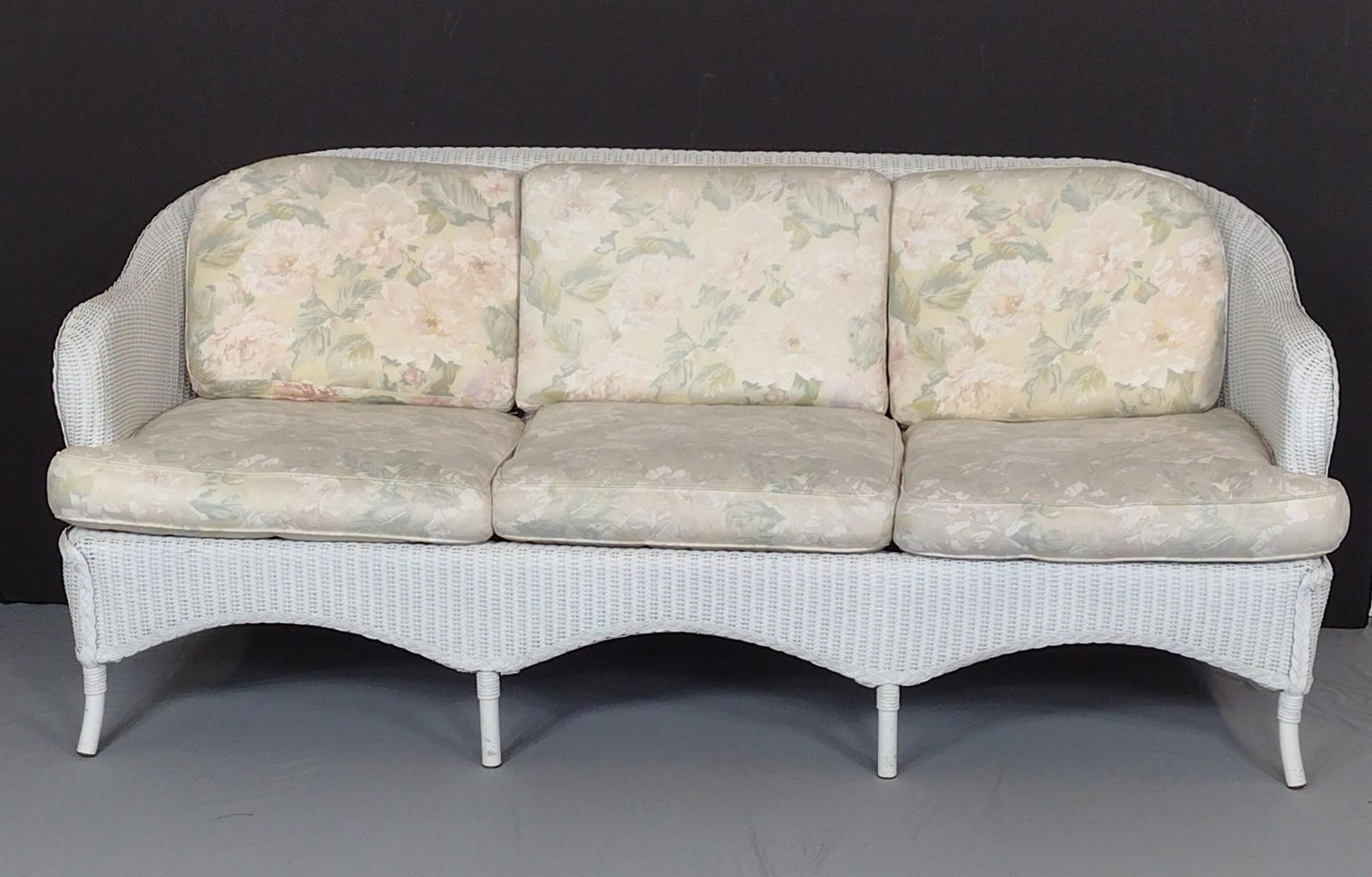 Wicker Sofa By Henry Link Wimbledon (1 of 6)