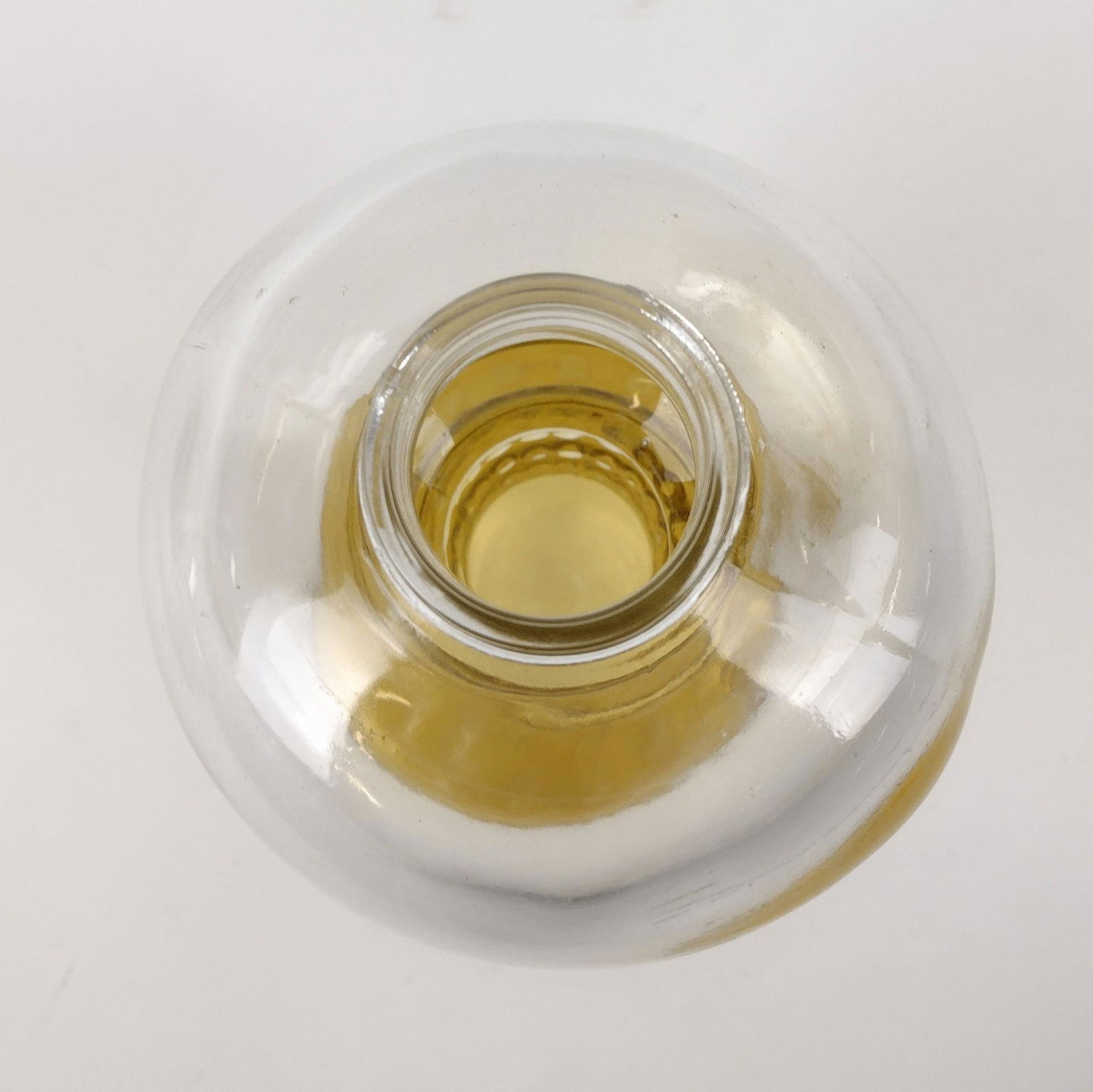 Two Color Oil Lamp Base and Lamp Globe (1 of 4)