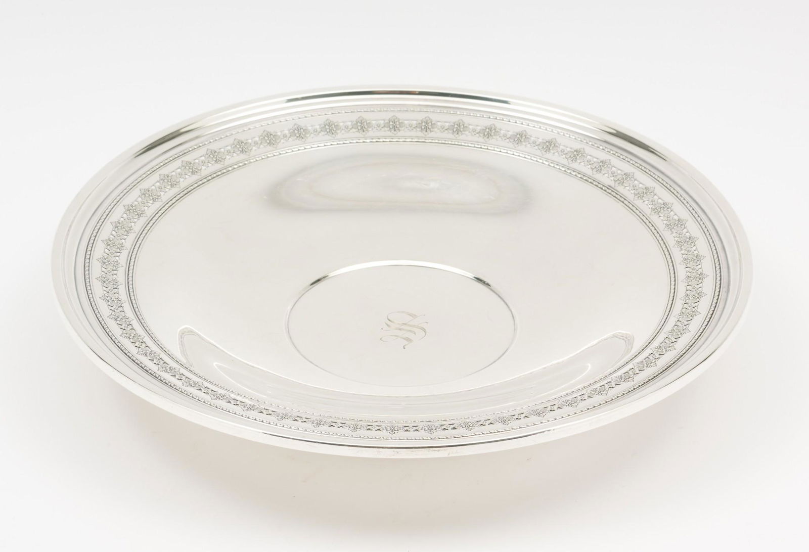 Richard Dimes Co., Boston, Sterling Reticulated Footed Tray (1 of 7)