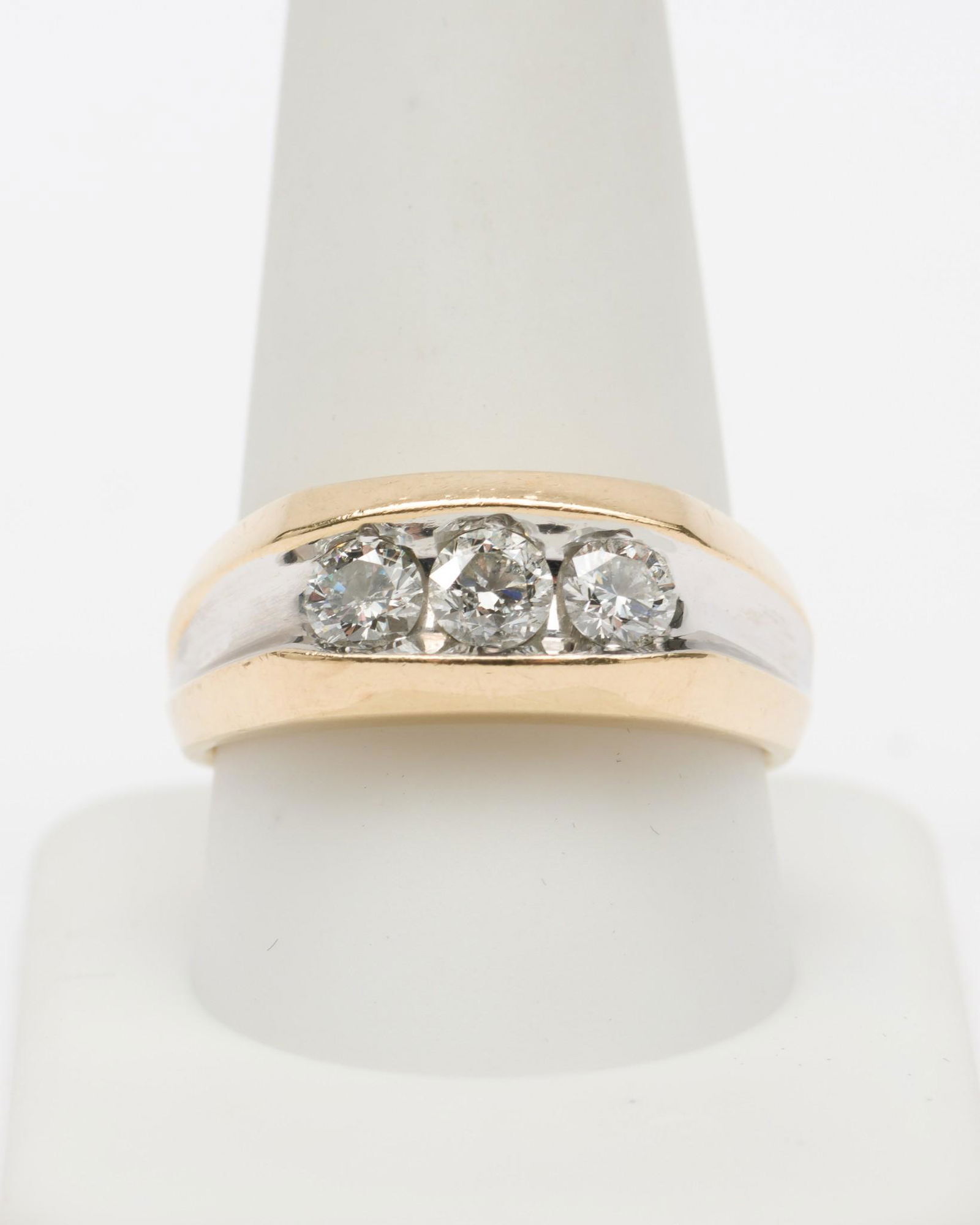 Gentleman's 14K Gold & 1.05 CTW Diamond Ring (1 of 3)