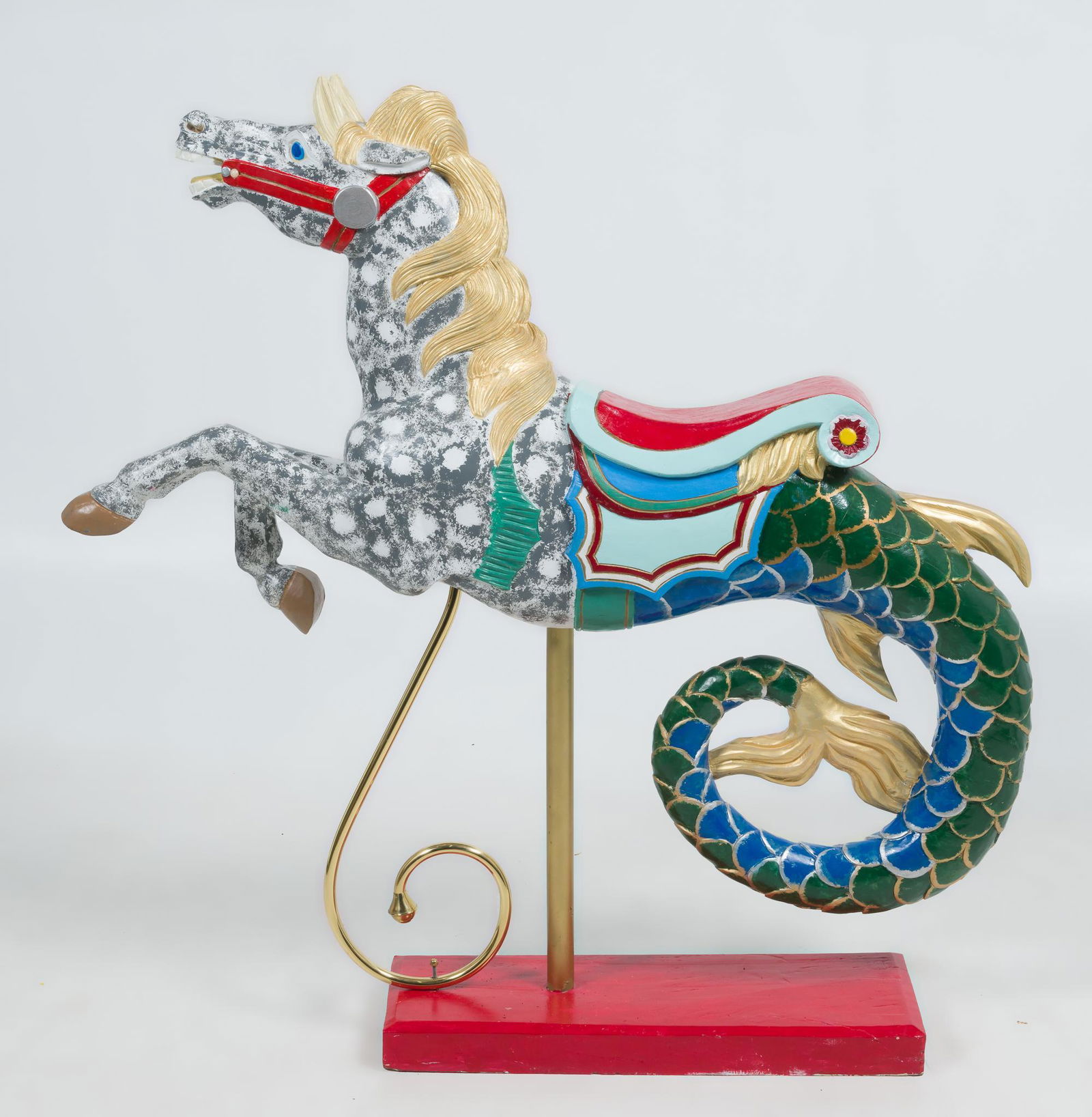 Dentzel Style Carousel Hippocampus (1 of 3)