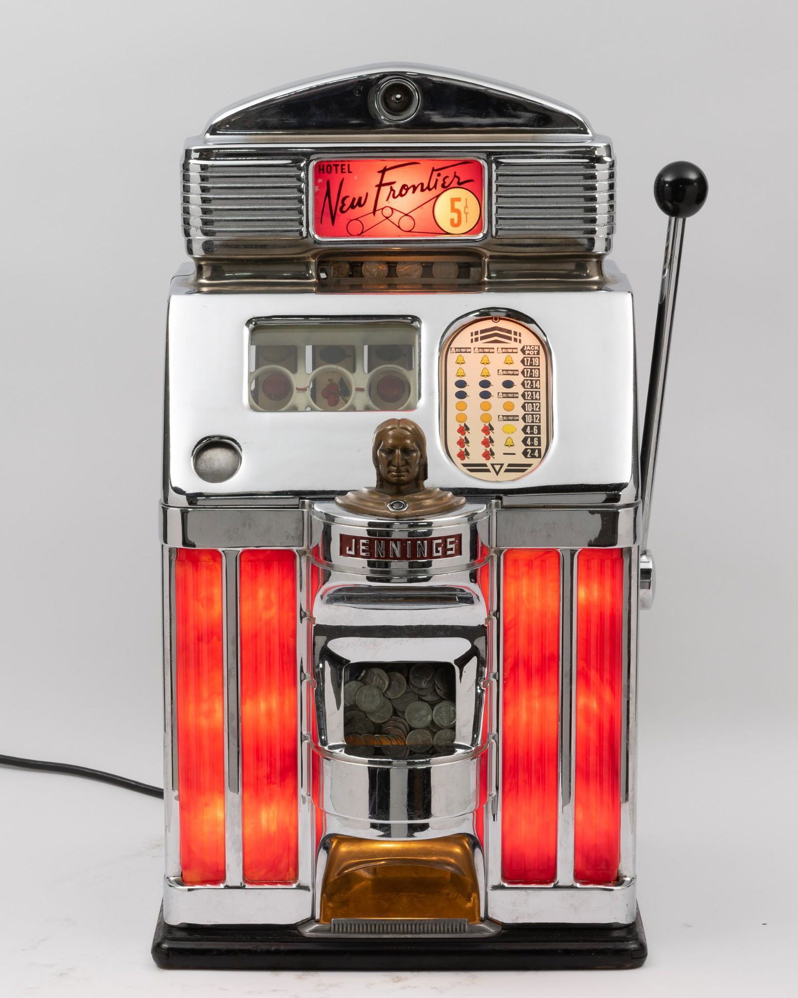 Jennings Sun Chief Nickel Slot Machine (1 of 12)