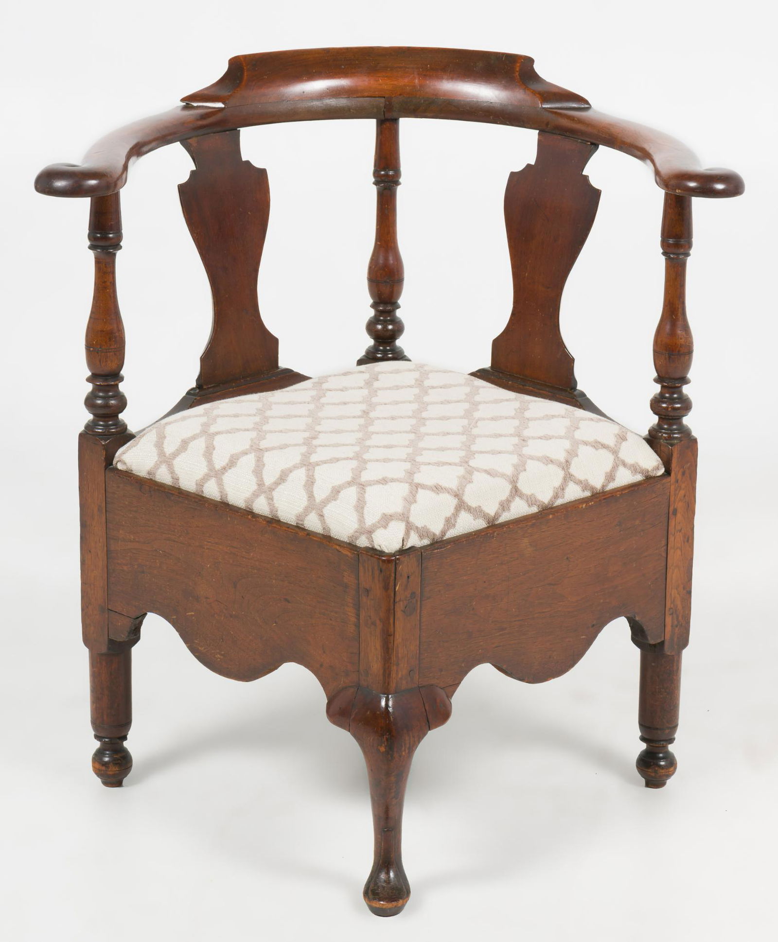 18th Century Chippendale Corner Chair (1 of 7)