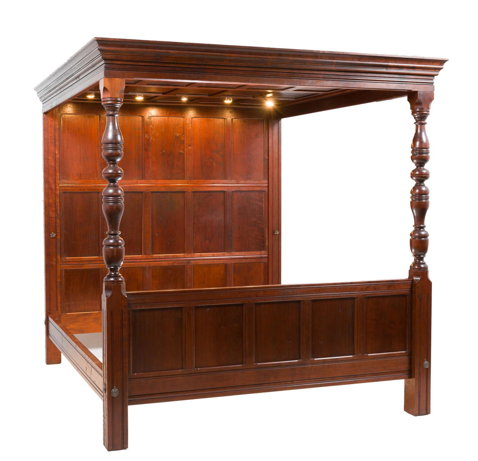 Tudor Style Paneled King Bed (1 of 10)