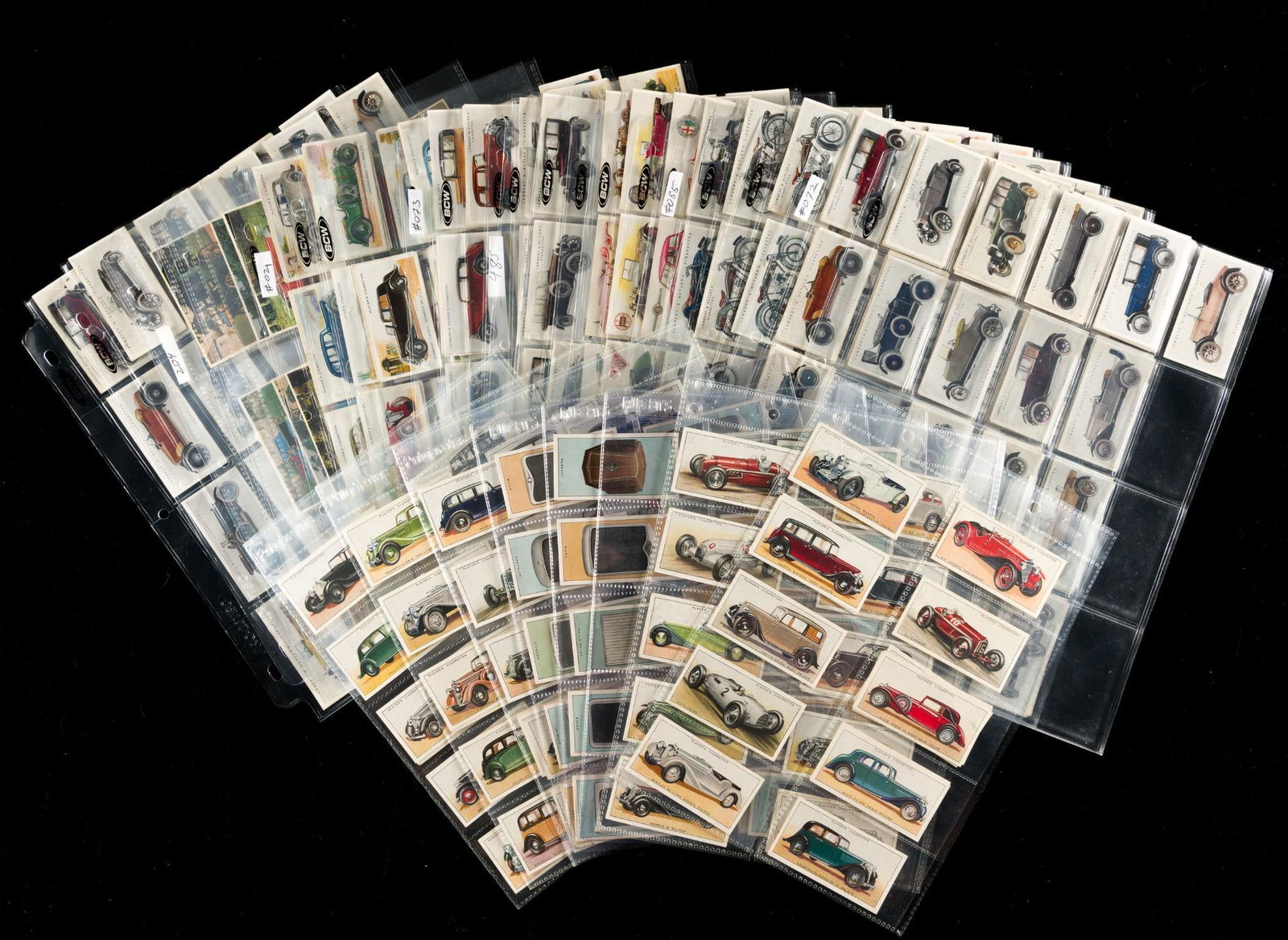 11 Full & Partial Motor Car Cigarette Cards (1 of 20)