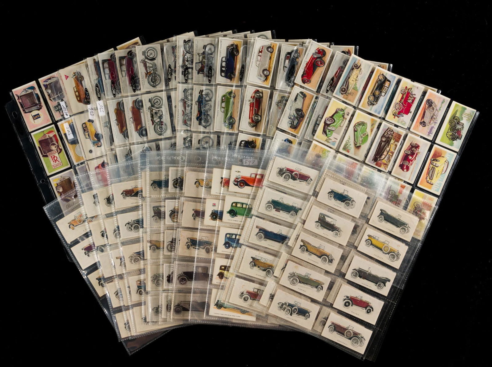 11 Full & Partial Sets Motor Vehicle Cigarette Cards (1 of 20)