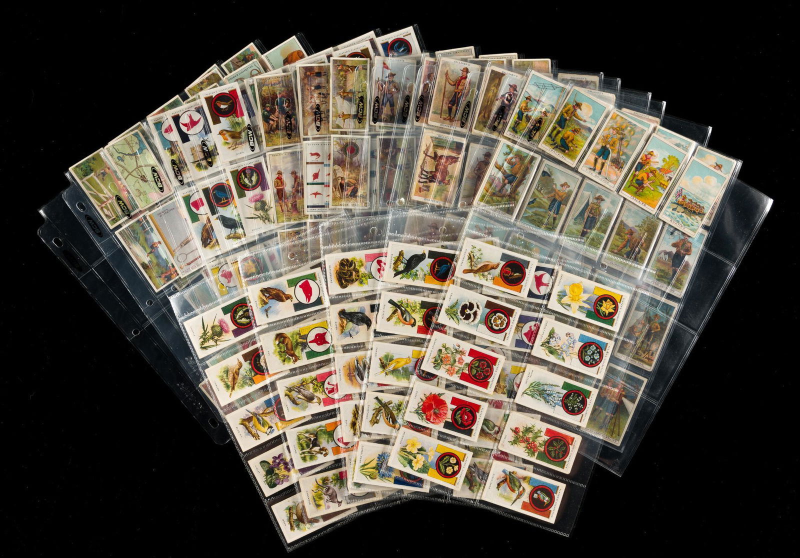 6 Full & Partial Sets Boy Scouts Cigarette Cards (1 of 13)