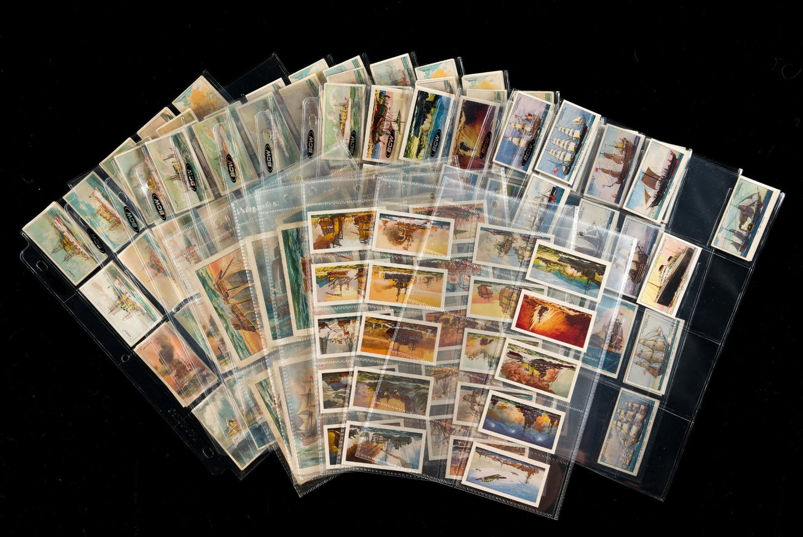 8 Full & Partial Sets Naval Cigarette Cards (1 of 17)