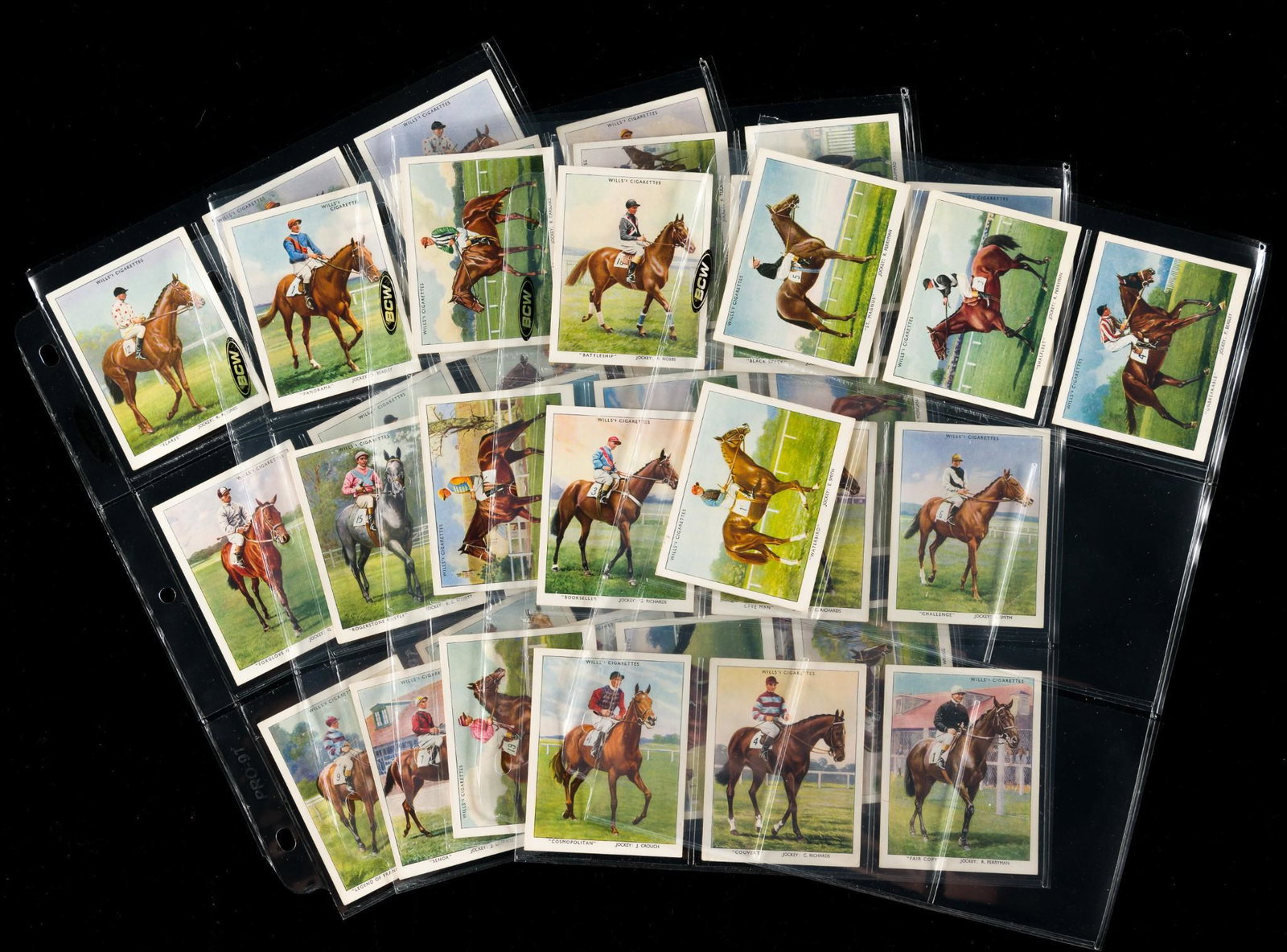 Race Horses & Jockeys Cigarette Cards