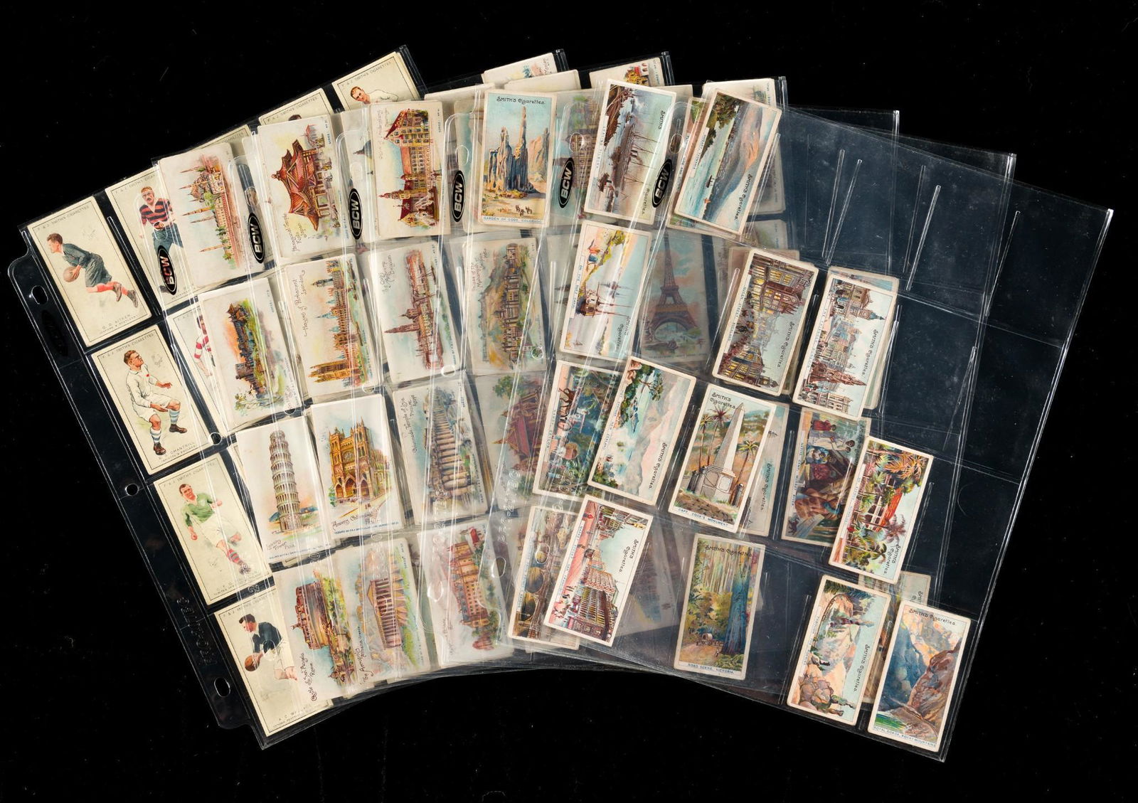 4 Partial F & J Smith Cigarette Card Sets (1 of 9)