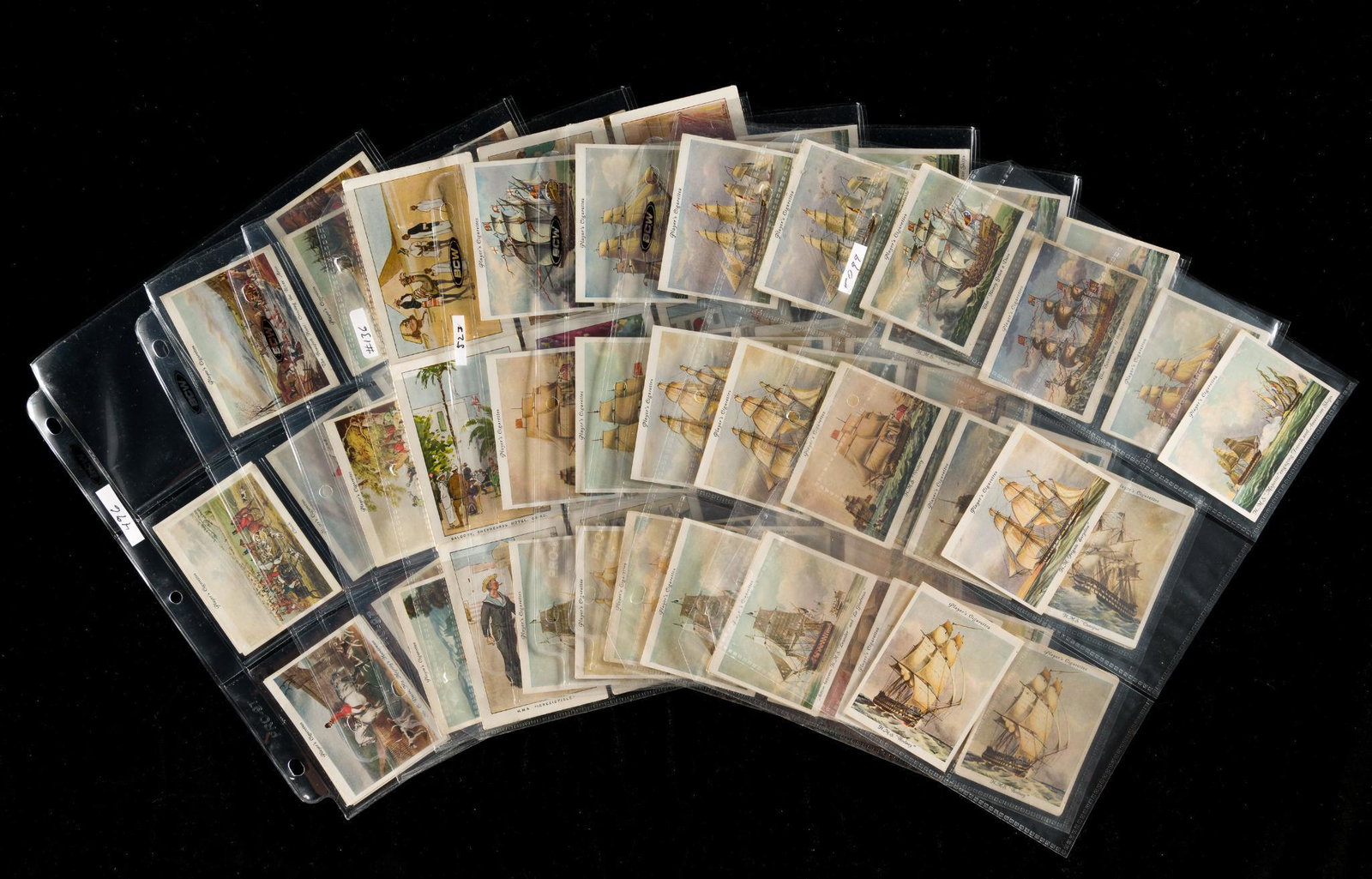 4 Sets Art Cigarette Cards (1 of 9)