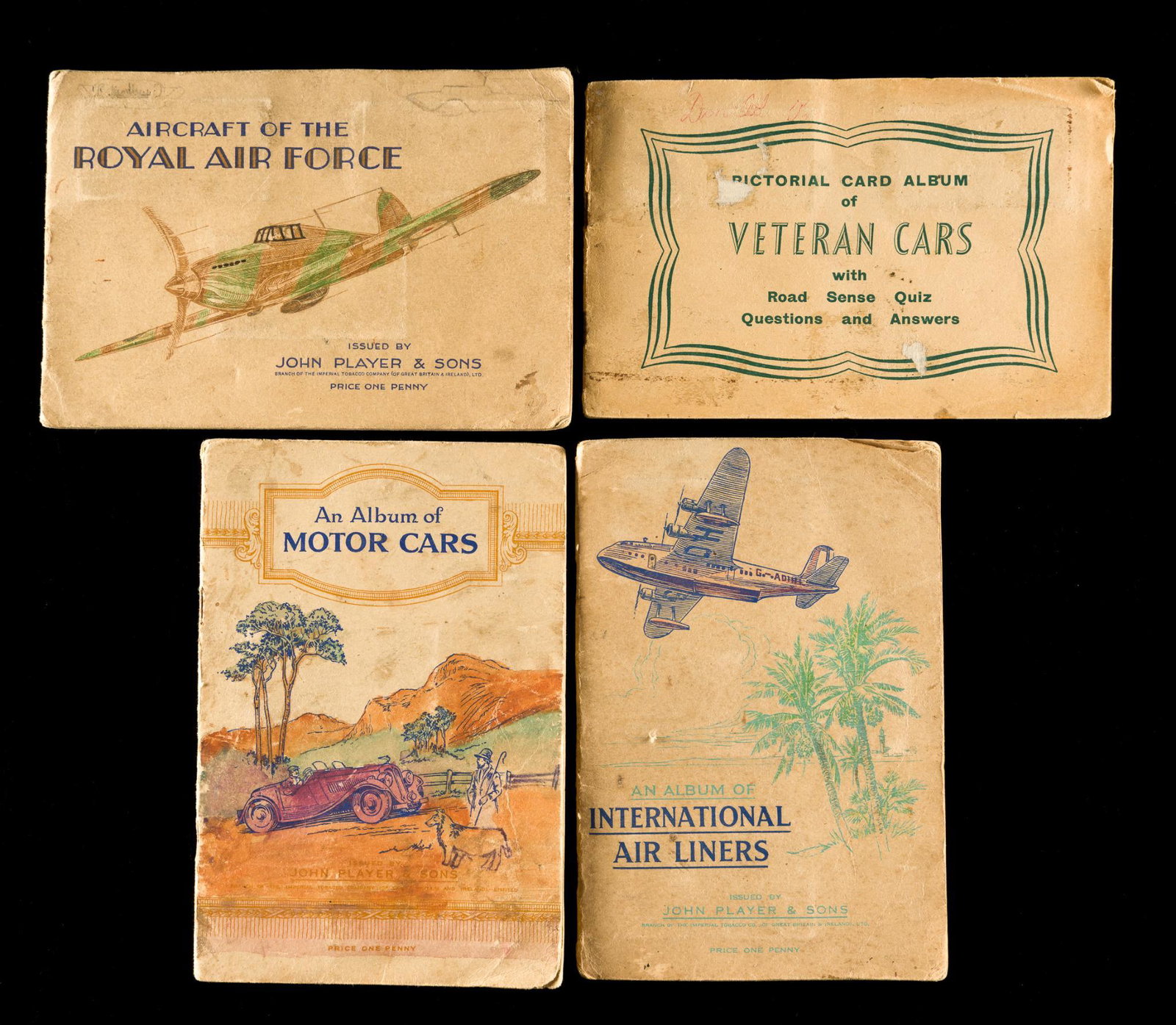 4 Original Cigarette Card Albums (1 of 6)