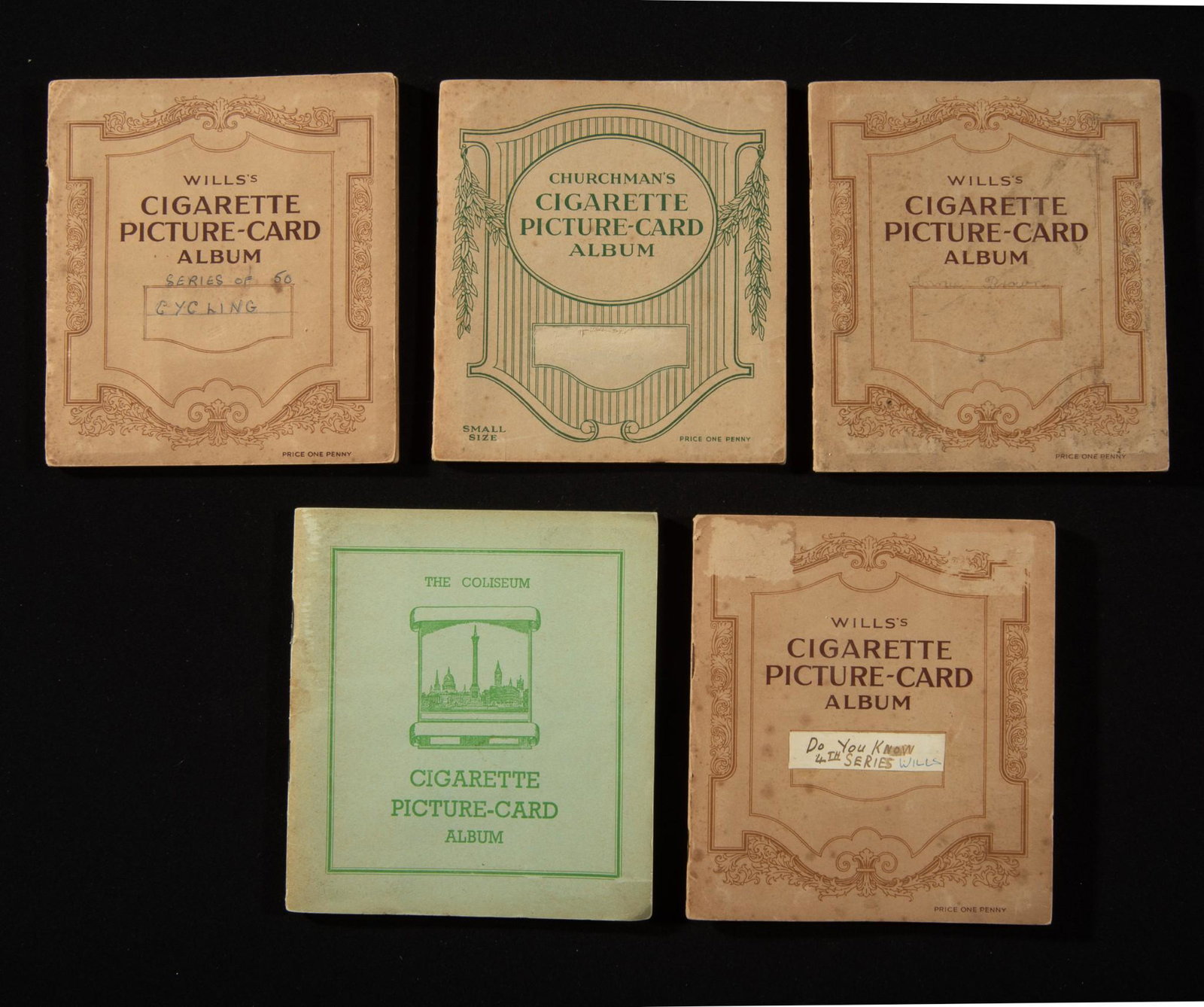 5 Original Cigarette Picture Card Albums (1 of 7)