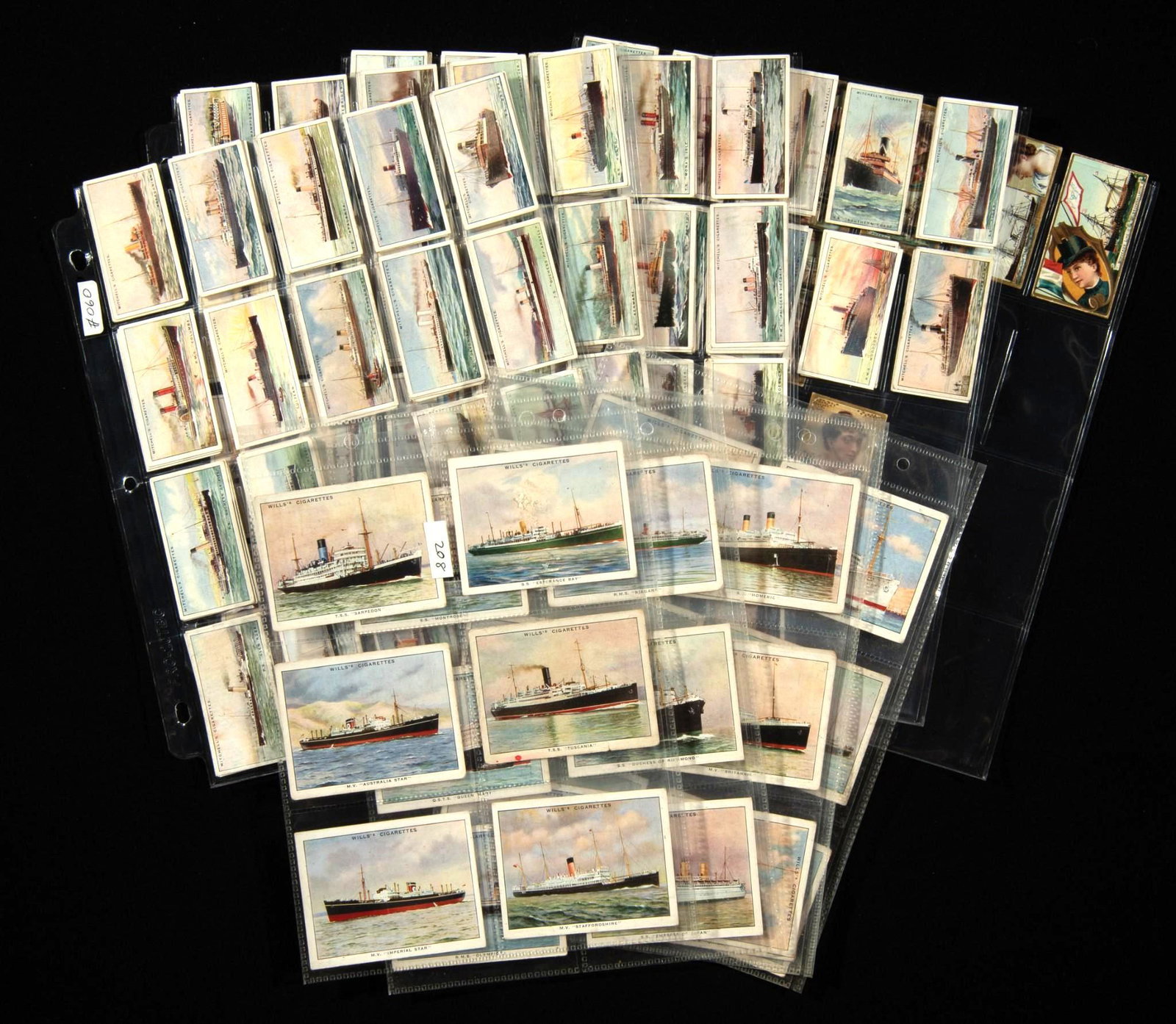 3 Sets Ocean & River Steamers Cigarette Cards (1 of 20)