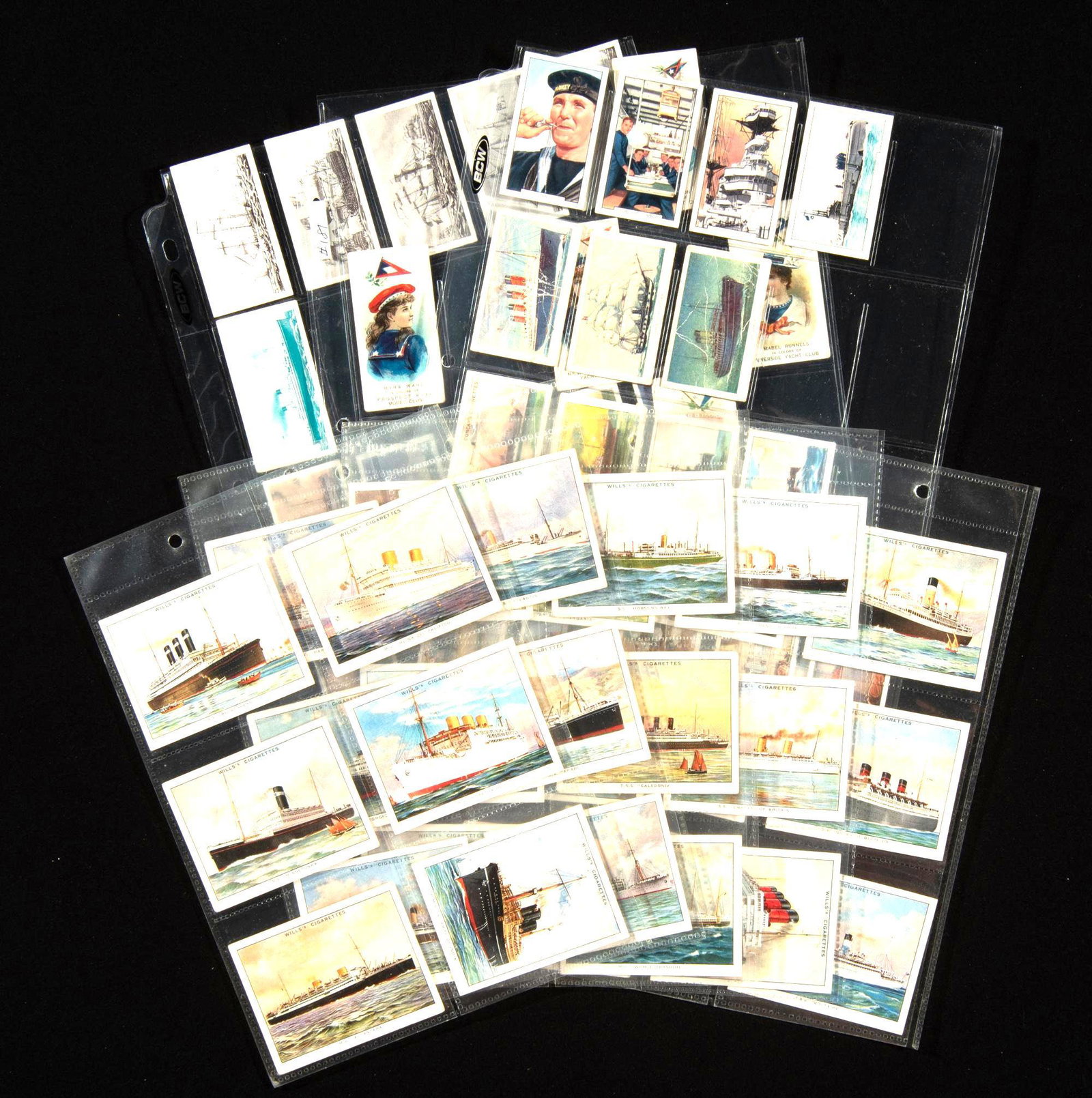 Group of Naval Cigarette Cards (1 of 14)