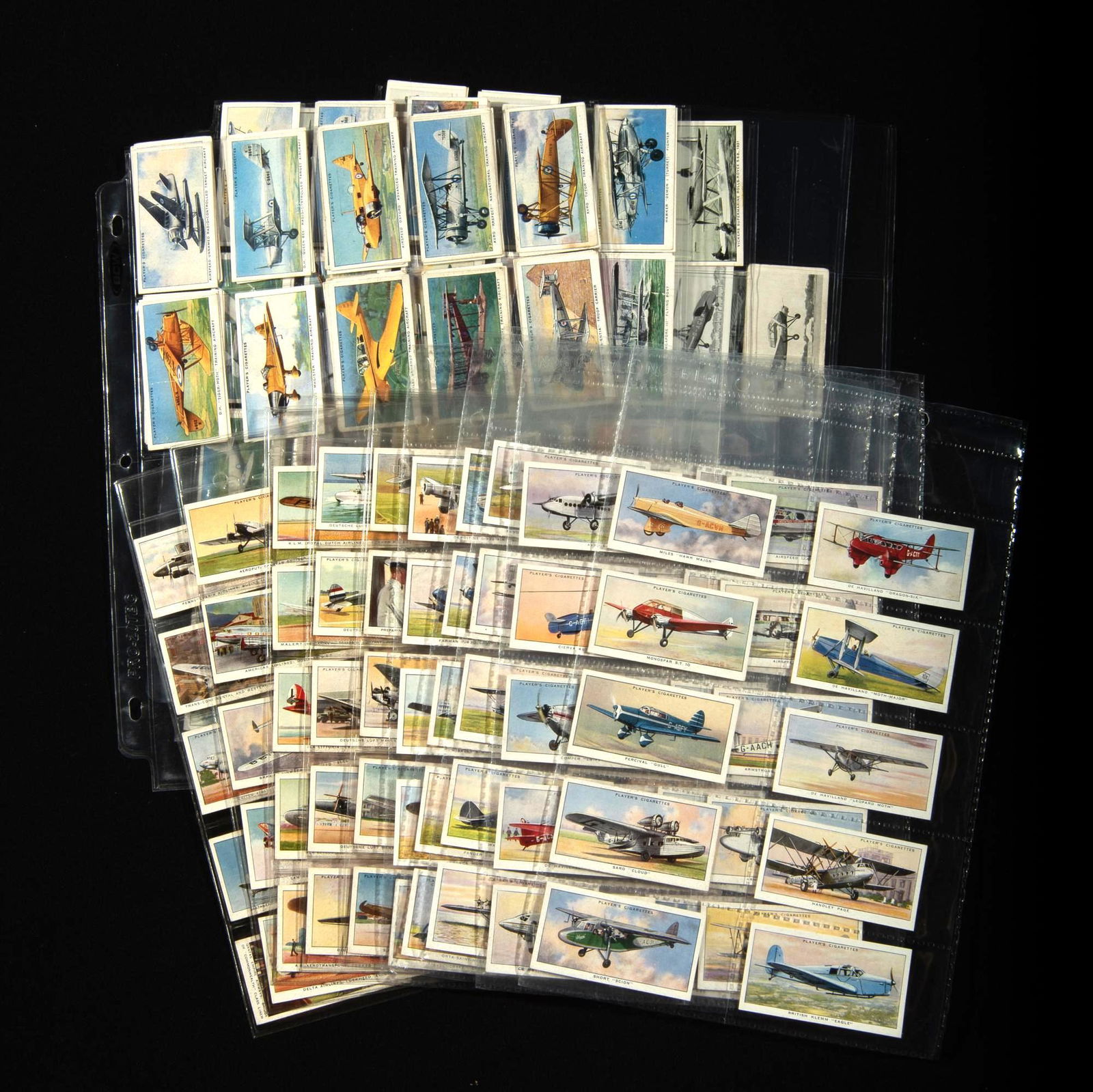 5 Sets Aviation Cigarette Cards (1 of 20)
