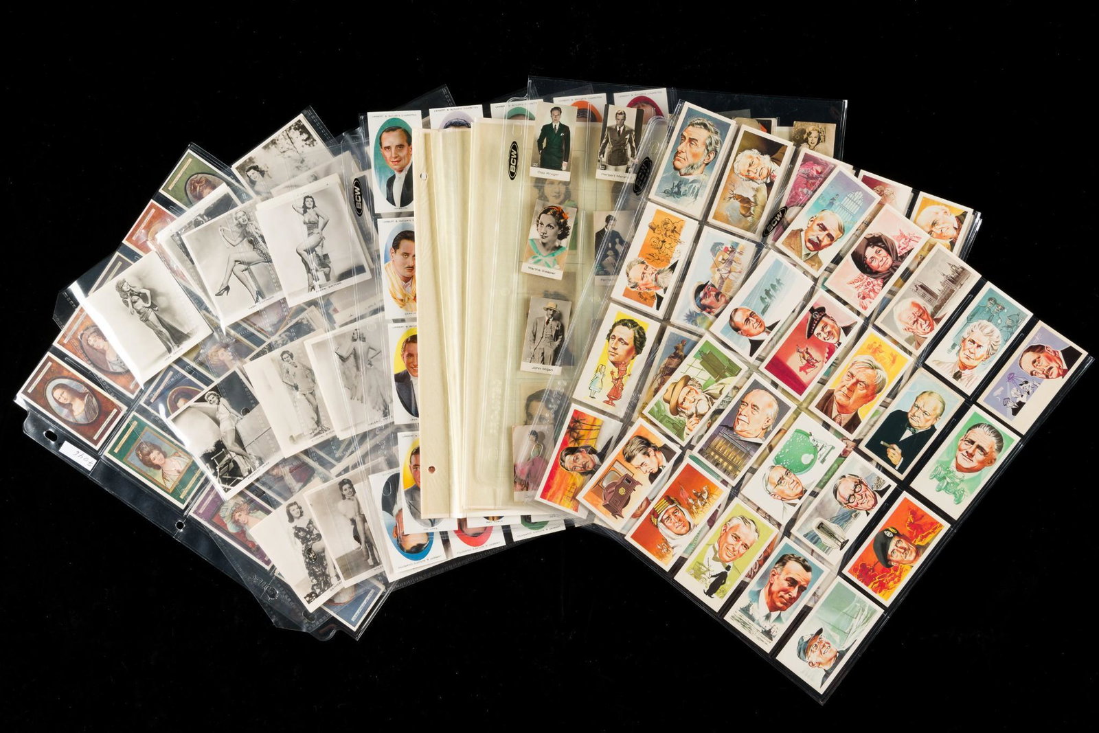 6 Sets Celebrity Cigarette Cards (1 of 12)