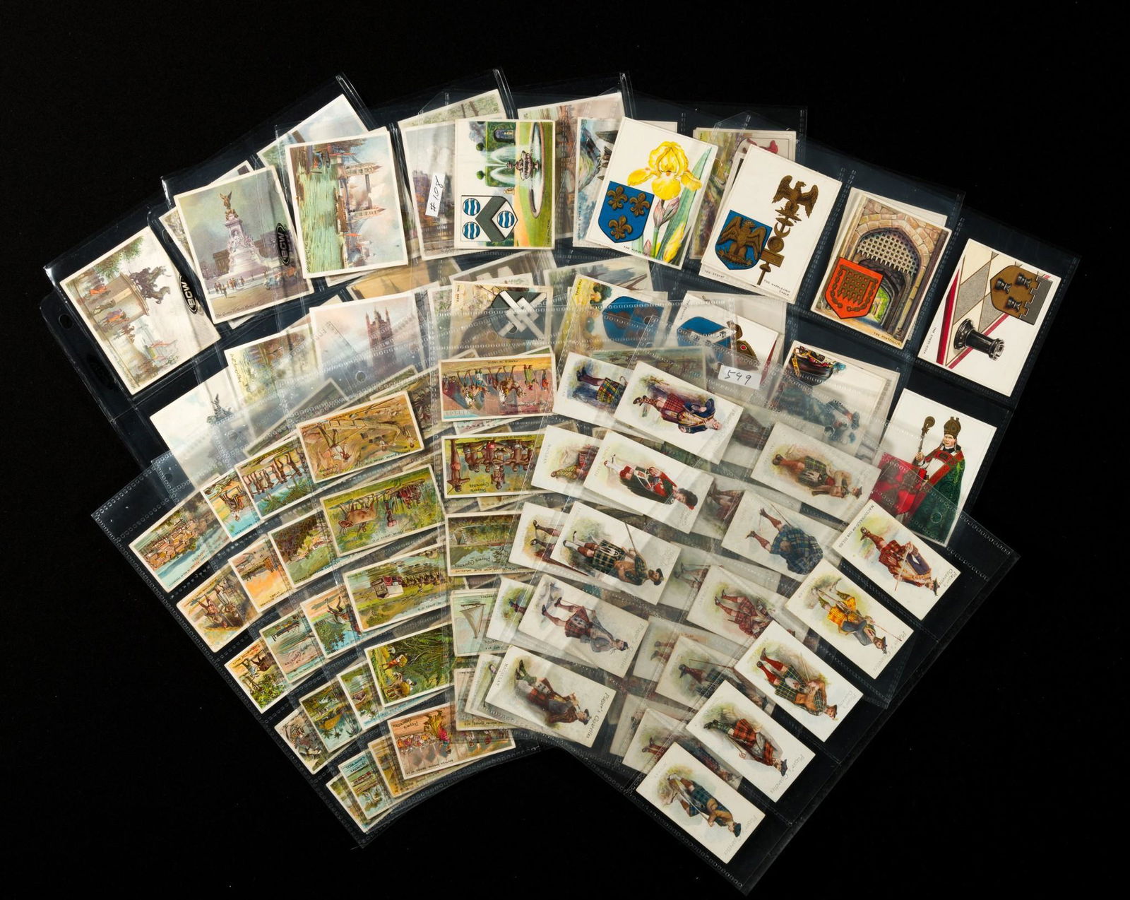 4 Full Sets British History Cigarette Cards (1 of 11)