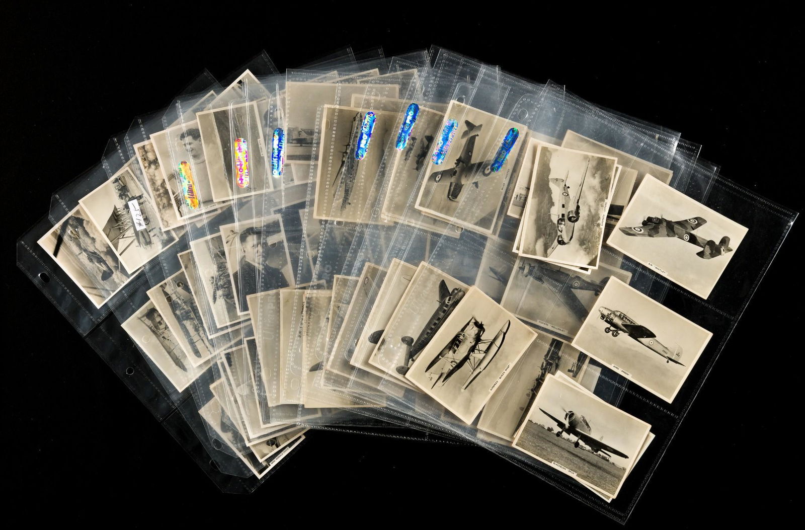 2 Full Sets Aeroplane Photograph Cigarette Cards (1 of 7)