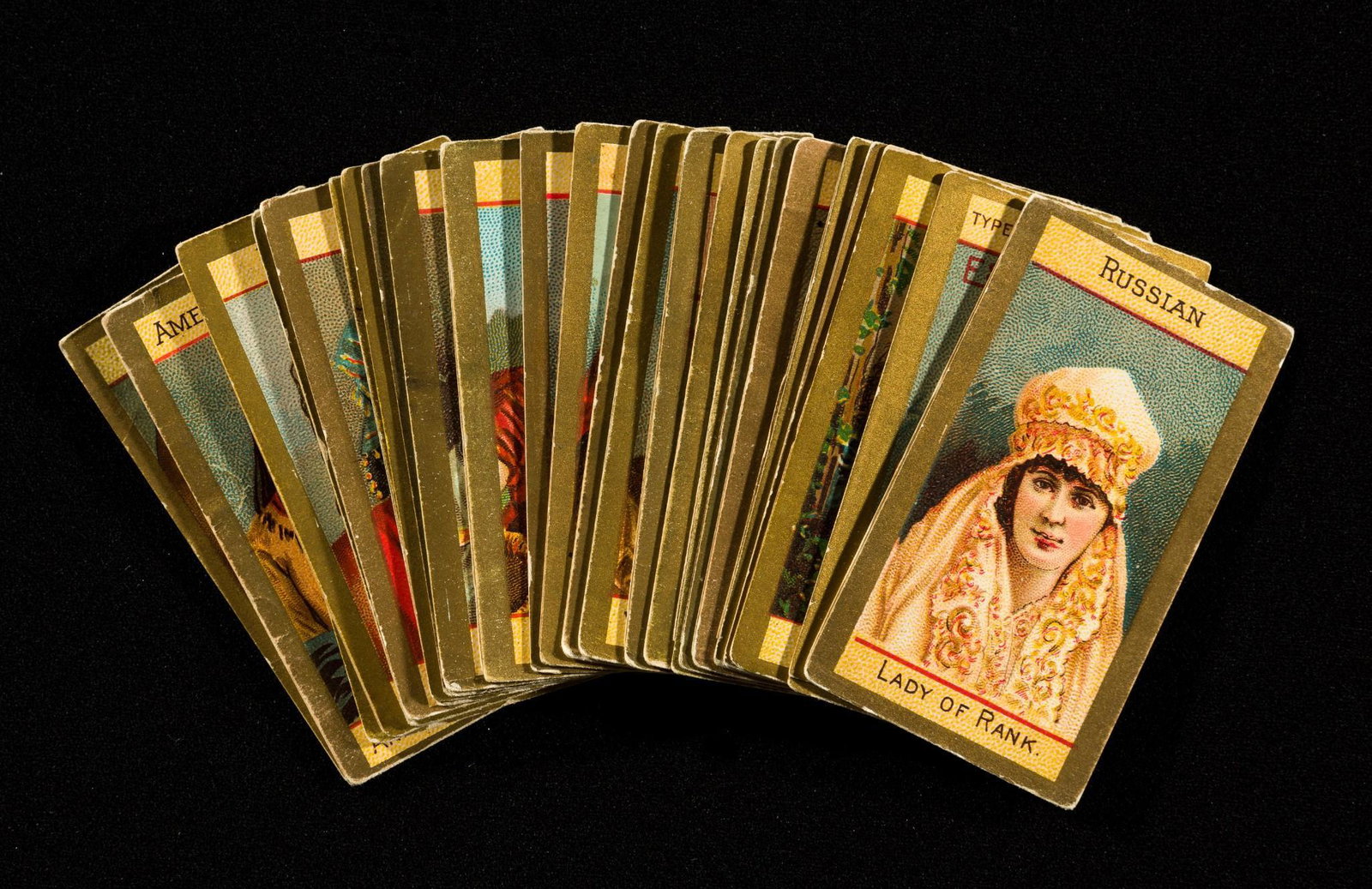 Kinney Types of Nationalities Cigarette Cards (1 of 11)