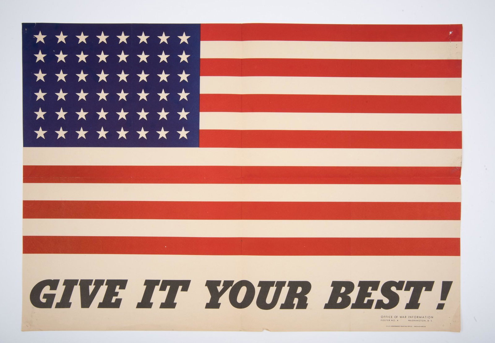 Early OWI 1942 WWII Poster (1 of 5)