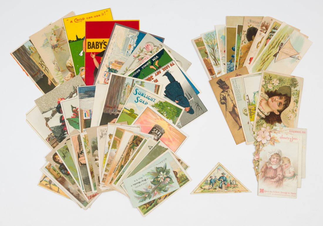 56 Grocery & Laundry Trade Cards (1 of 5)