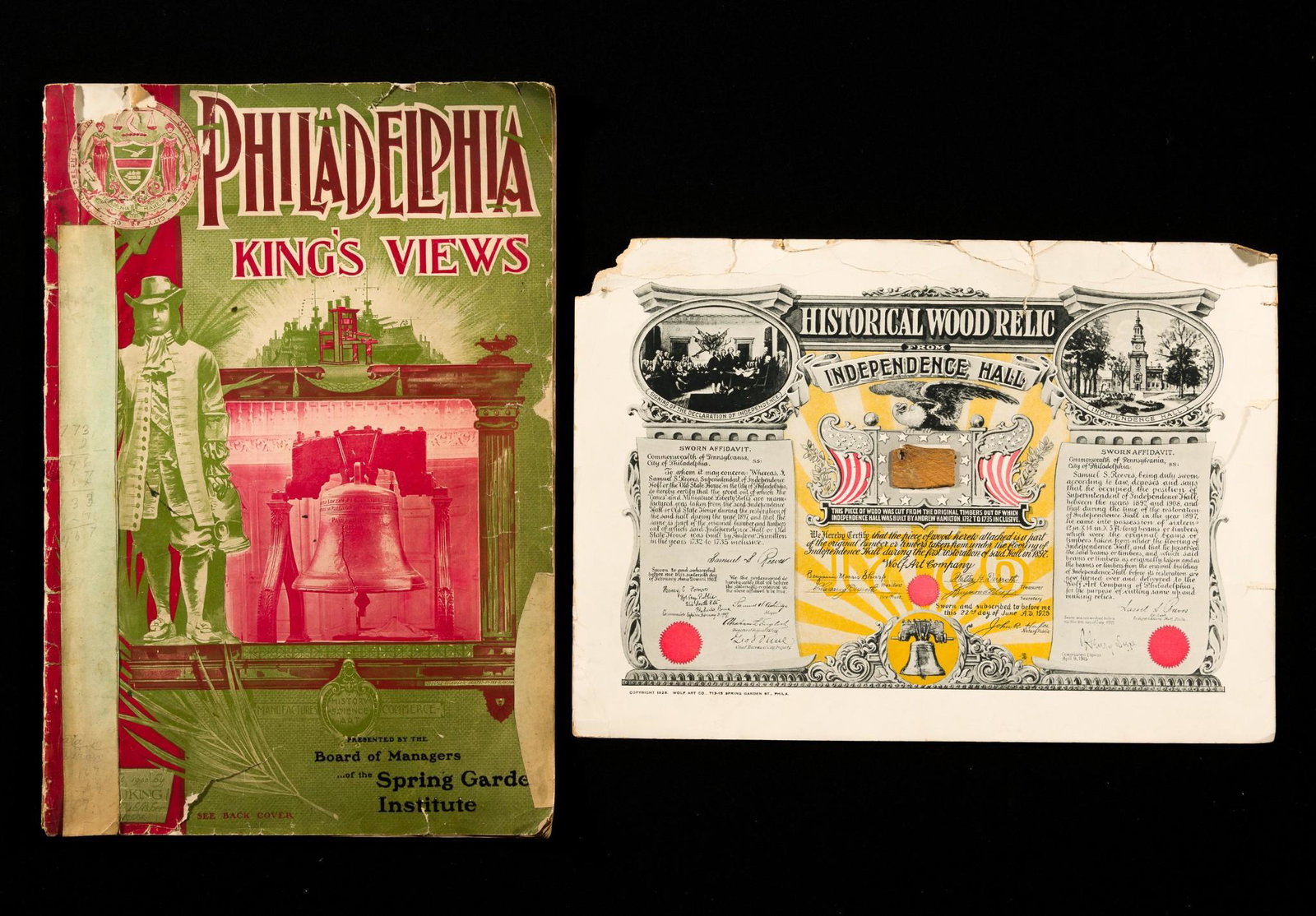 Historic Wood Relic Independence Hall (1 of 6)