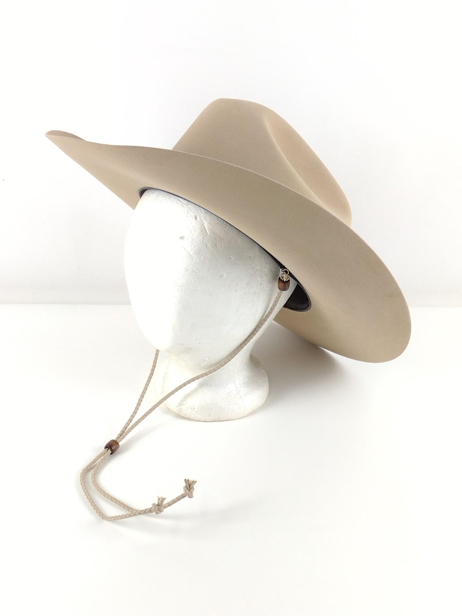 Stetson Cowboy Hat: 5x Fur Felt Stetson hat. Size 7-3/8. Unworn. In original box. DP. IMPORTANT: Before bidding, please read the terms and conditions. When you registered for the auction you agreed to these terms and wil