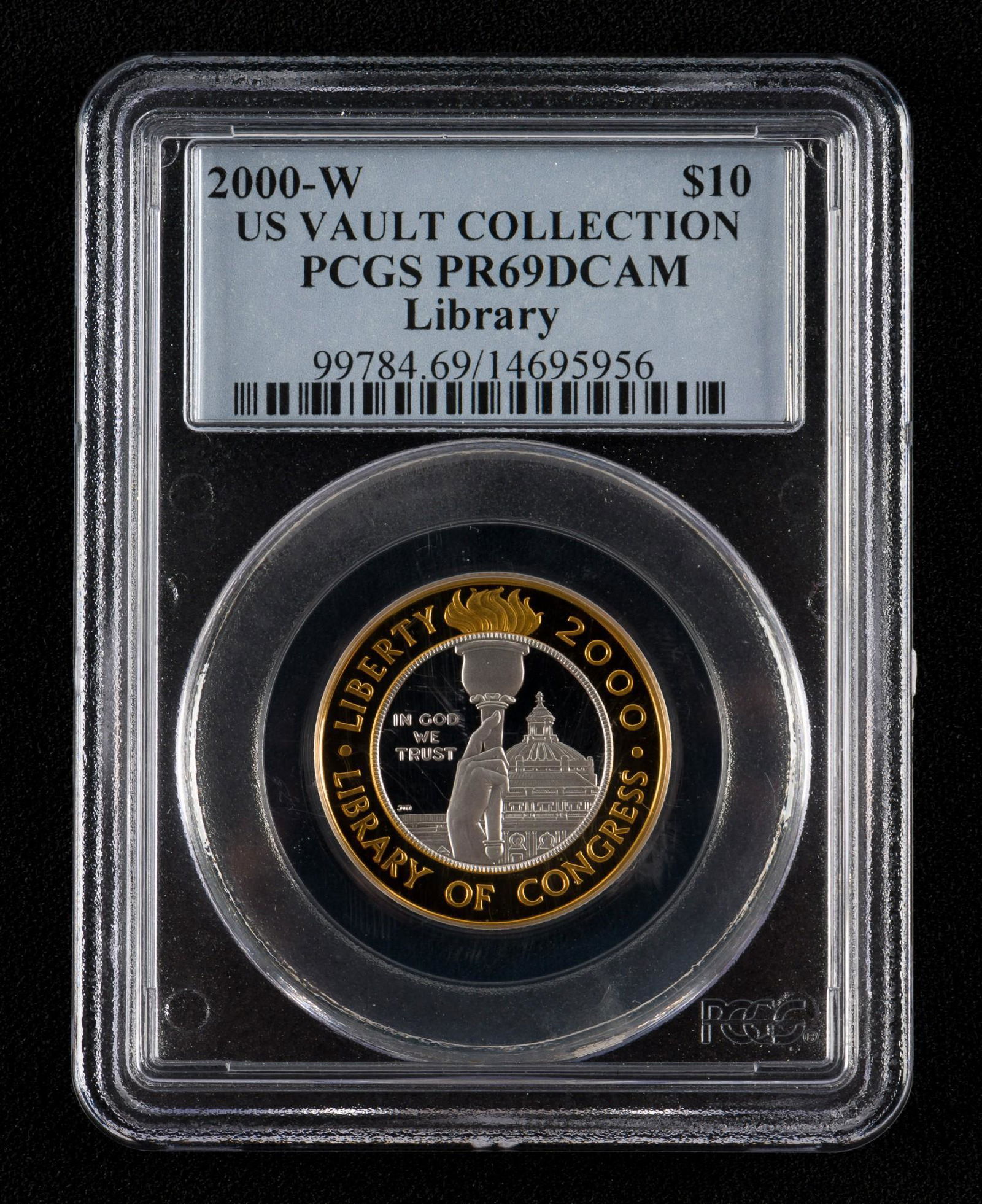 2000 W $10.00 U.S Vault Collection Library (1 of 2)
