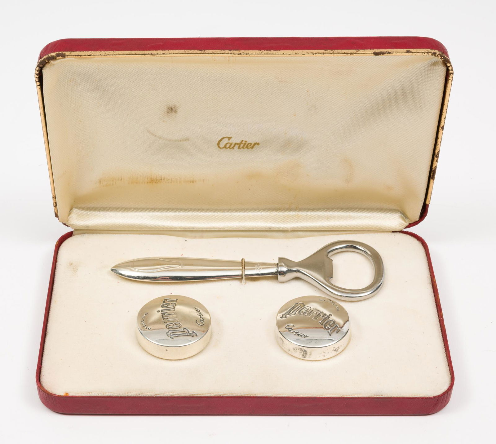 Cartier Sterling Perrier Bar Set (1 of 4)