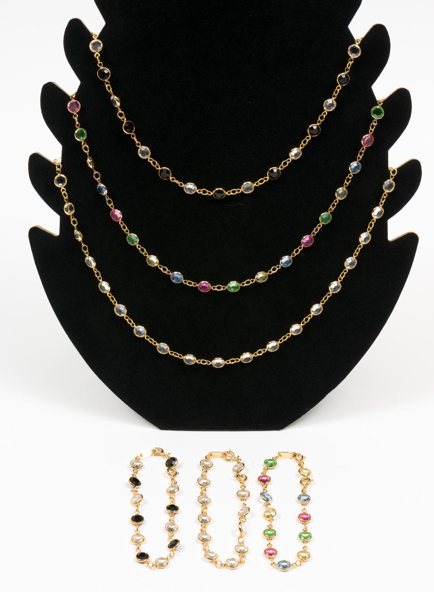 3 Swarovski Necklace and Bracelet Sets (1 of 3)