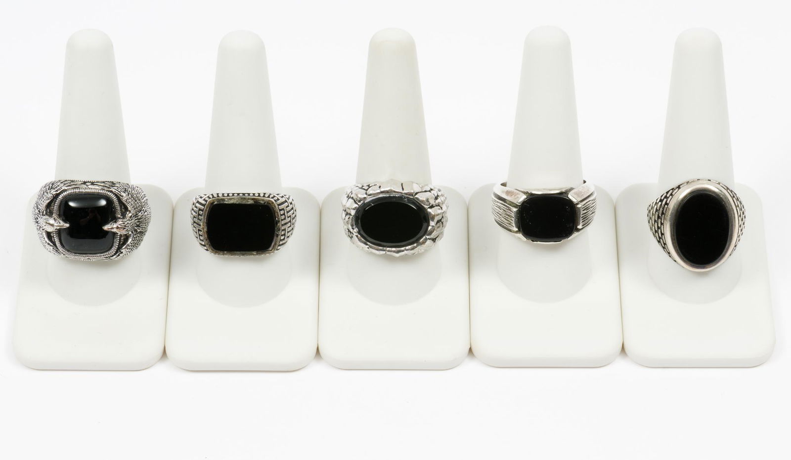 5 Sterling Mens Rings (1 of 16)