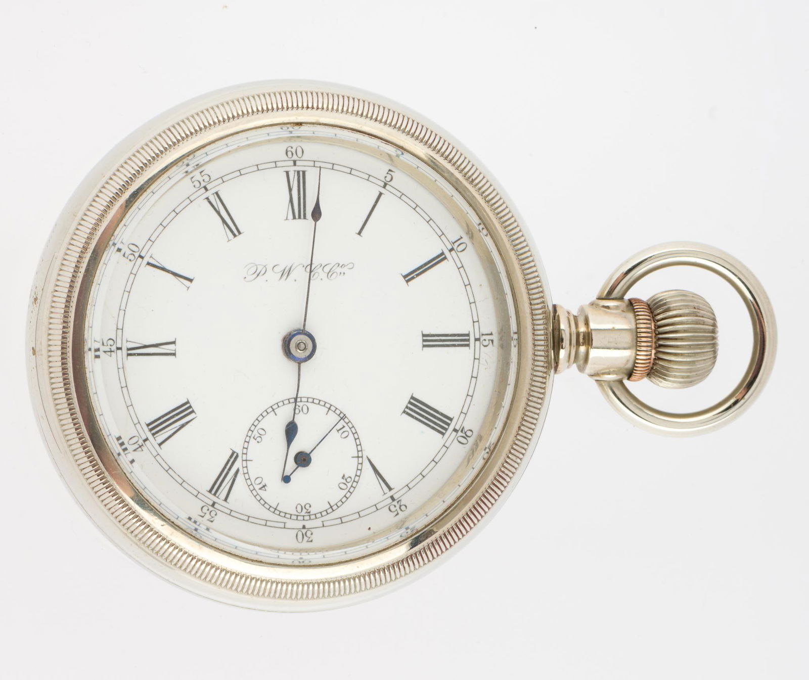 P. W. C. C. Open Face Pocket Watch (1 of 4)