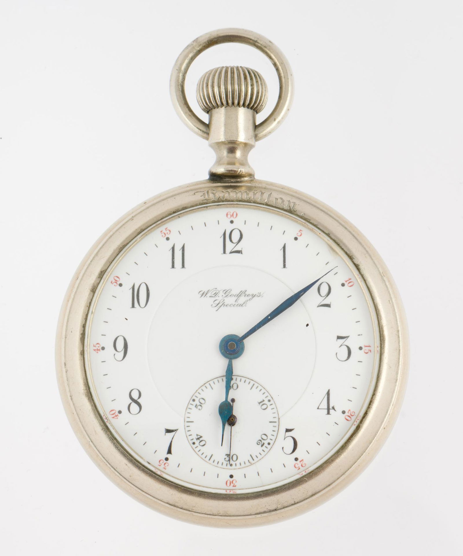 Hamilton Open Face Private Label, W.D. Godfreys Special Pocket Watch (1 of 2)