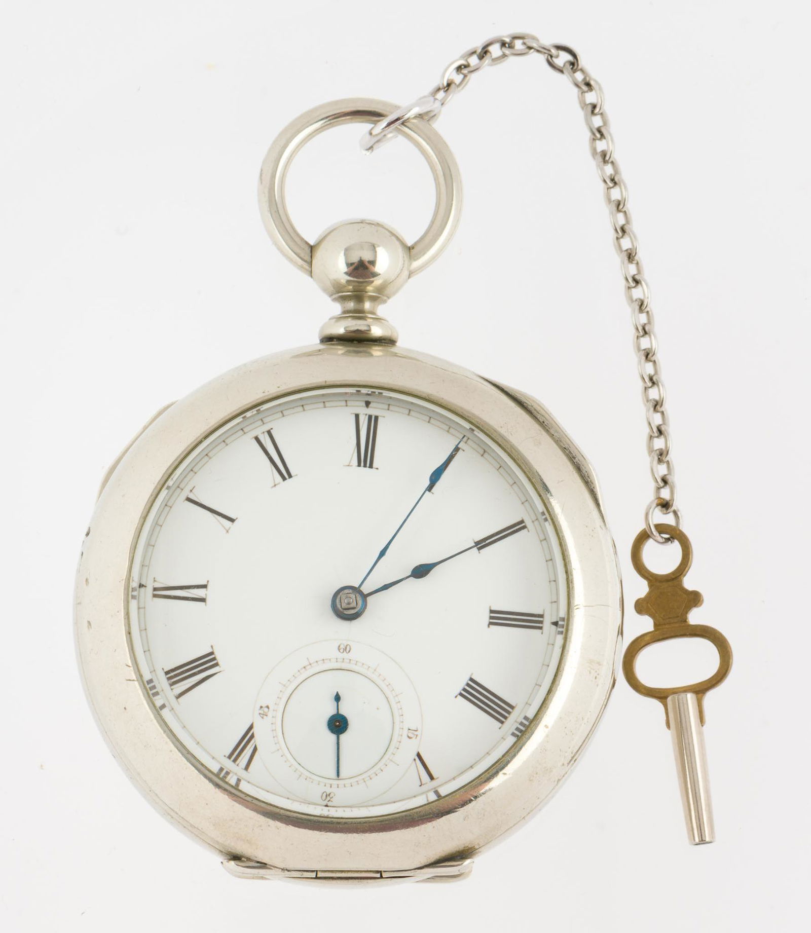 Illinois Watch Co. Open Face Pocket Watch (1 of 4)