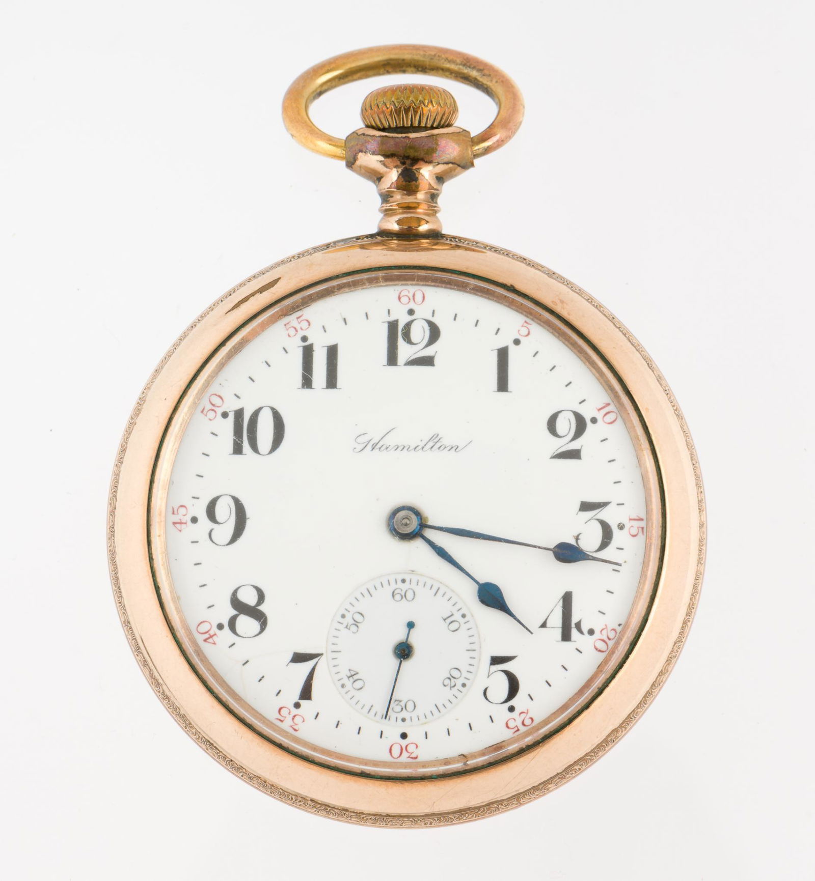Hamilton Open Face Pocket Watch (1 of 2)