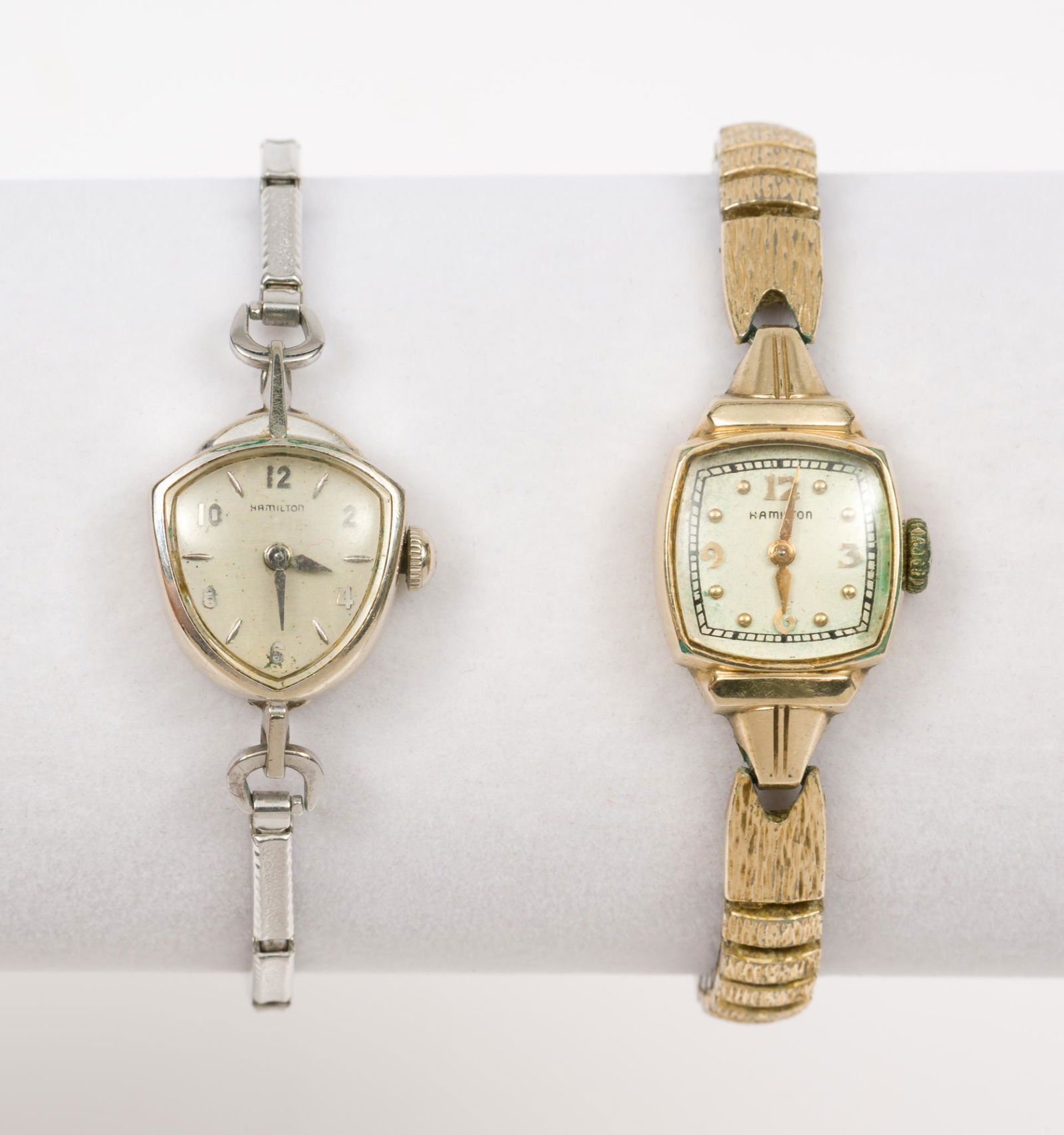 2 Hamilton Gold-Filled Wristwatches (1 of 9)