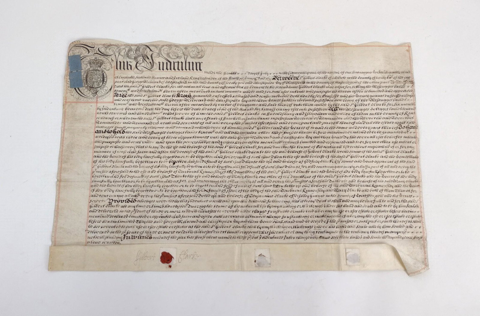 1699 Indenture Islingham, Kent England: Hand scrivened land indenture in good condition. MEG IMPORTANT: Before bidding, please read the terms and conditions. When you registered for the auction you agreed to these terms and will be required