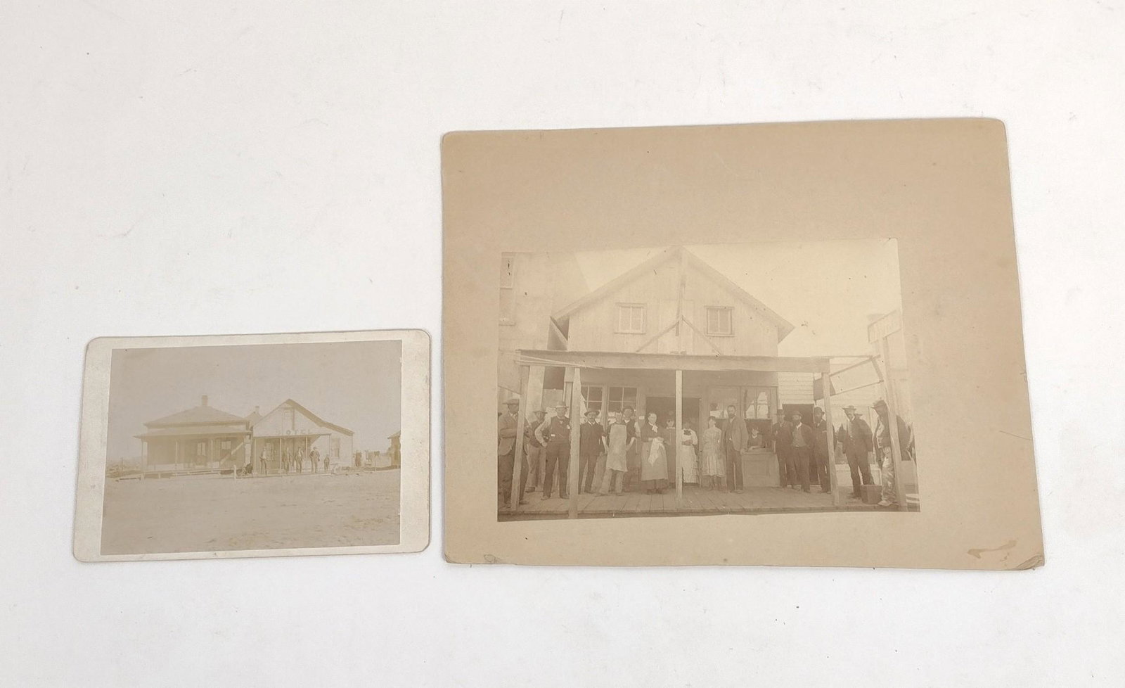 Old West Hotel and Boarding House Images: Garden City Kansas boarding house with stage depot sign. MEG IMPORTANT: Before bidding, please read the terms and conditions. When you registered for the auction you agreed to these terms and will be 