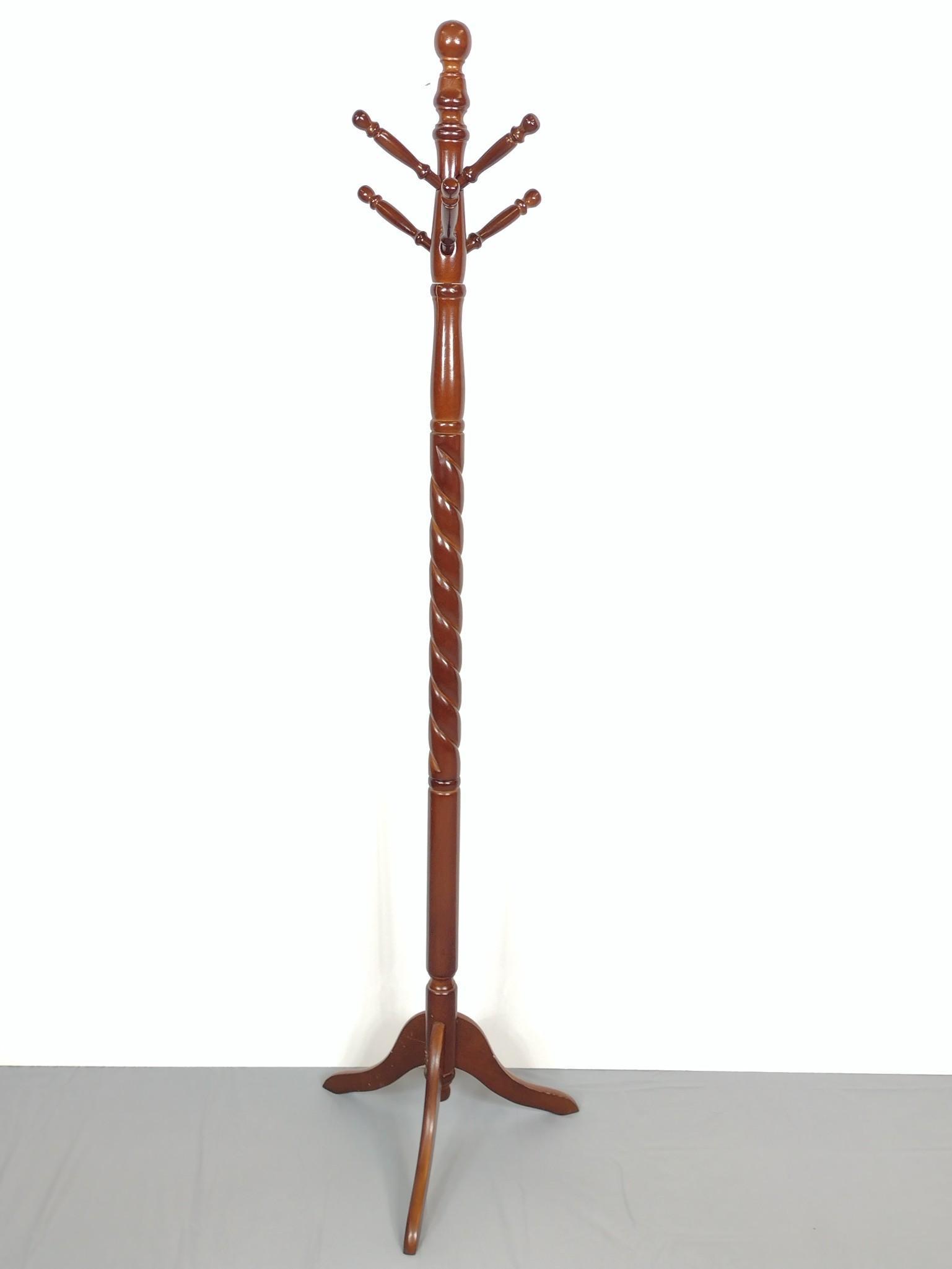 Wood Carved Coat Tree (1 of 4)