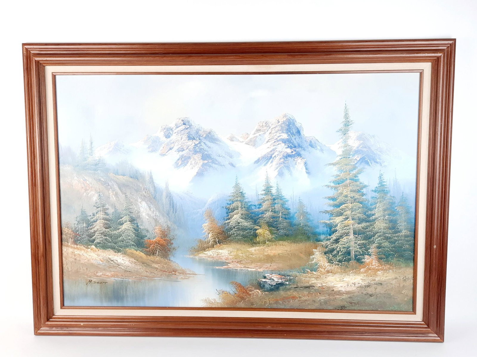 R. Scott Mountain Scene Painting (1 of 2)