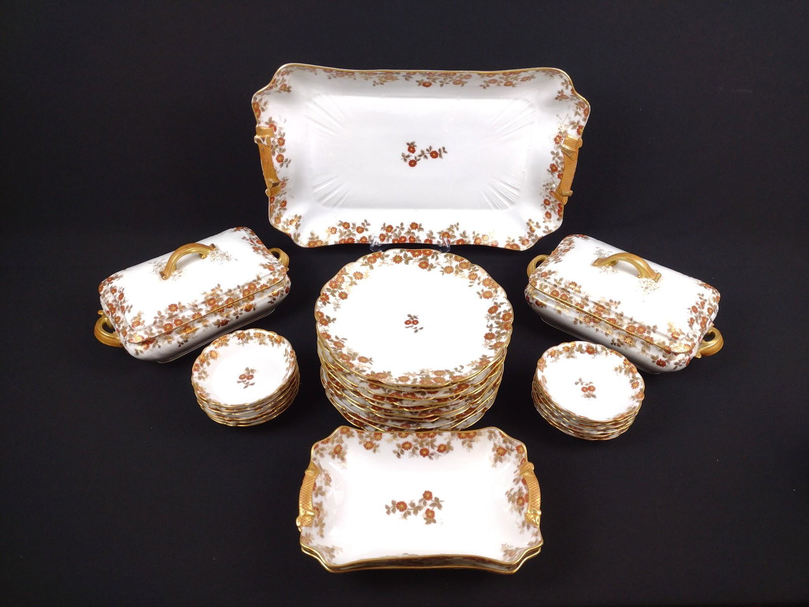 27 Pc Limoges Dinnerware (1 of 8)