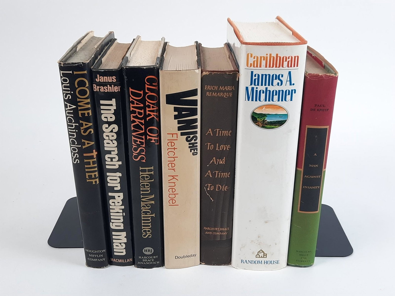 7 1st Edition Books incl Remarque, Kruif, Michener (1 of 14)