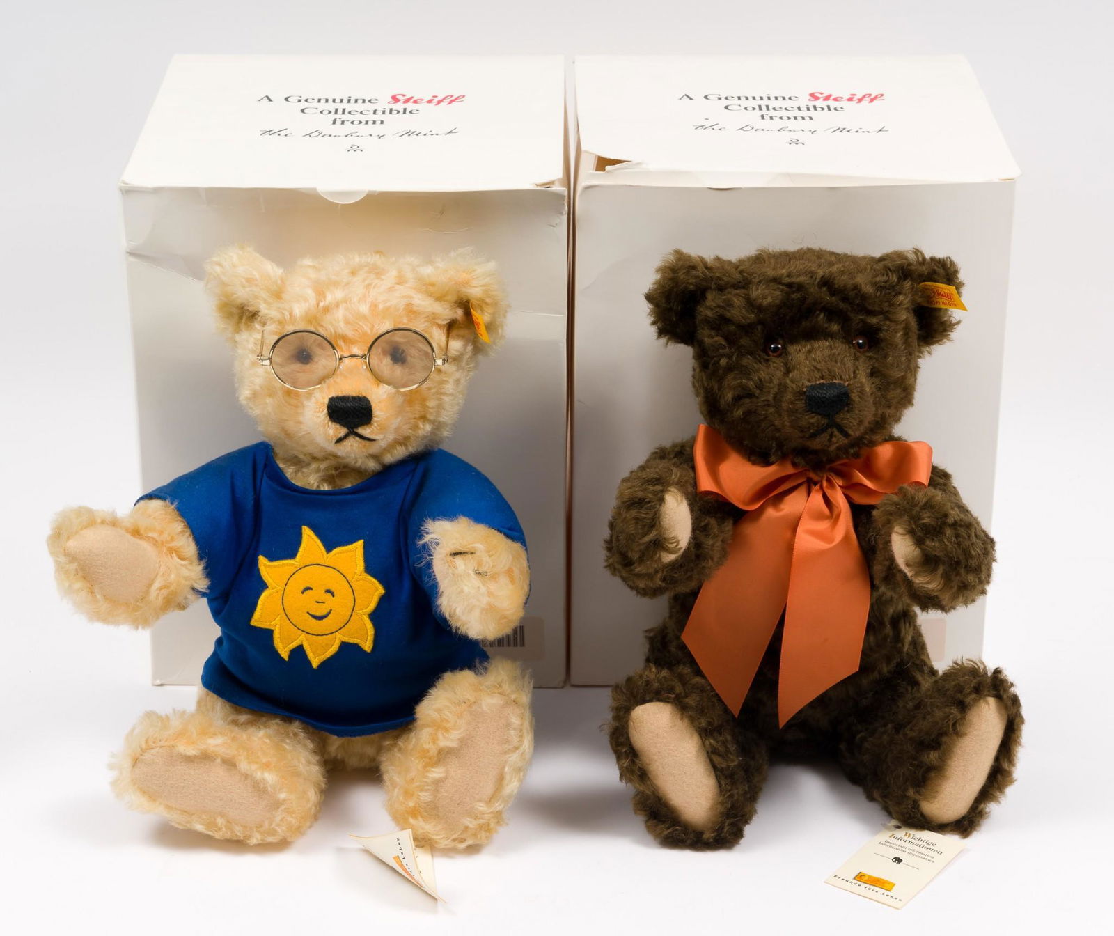 2 Steiff Danbury Mint Bears, Scrumpy and Sunny (1 of 5)