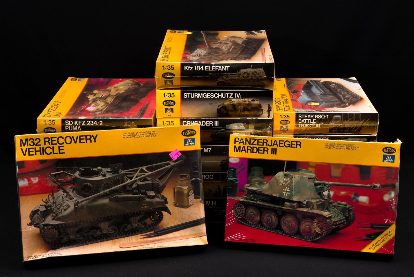 16 Testors Italeri 1/35 Military Vehicle Models (1 of 4)