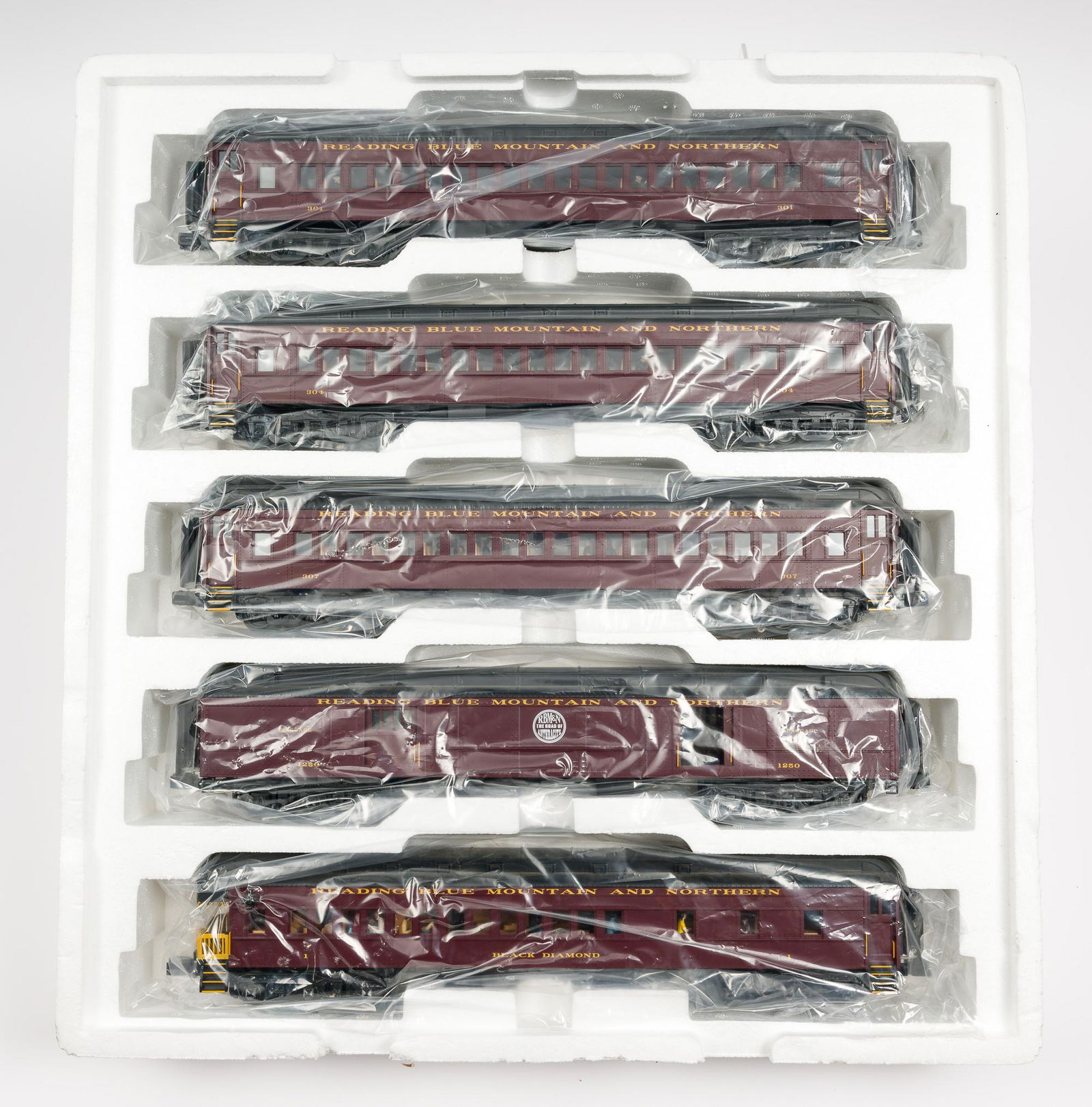 MTH 5 Car 70' Madison Passenger Set 40045 in OB (1 of 9)