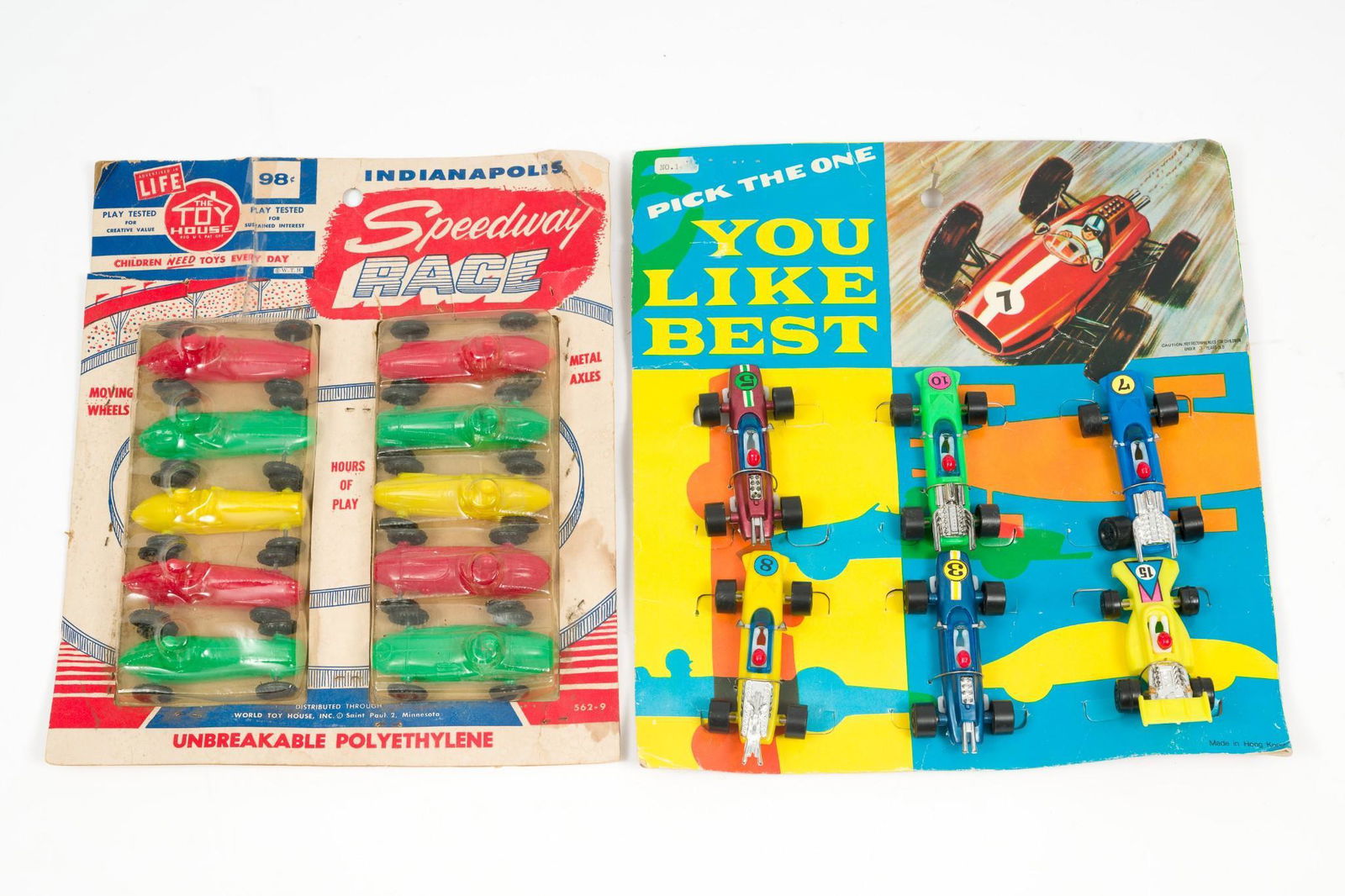 2 Sets Miniature Speedway Racers (1 of 4)